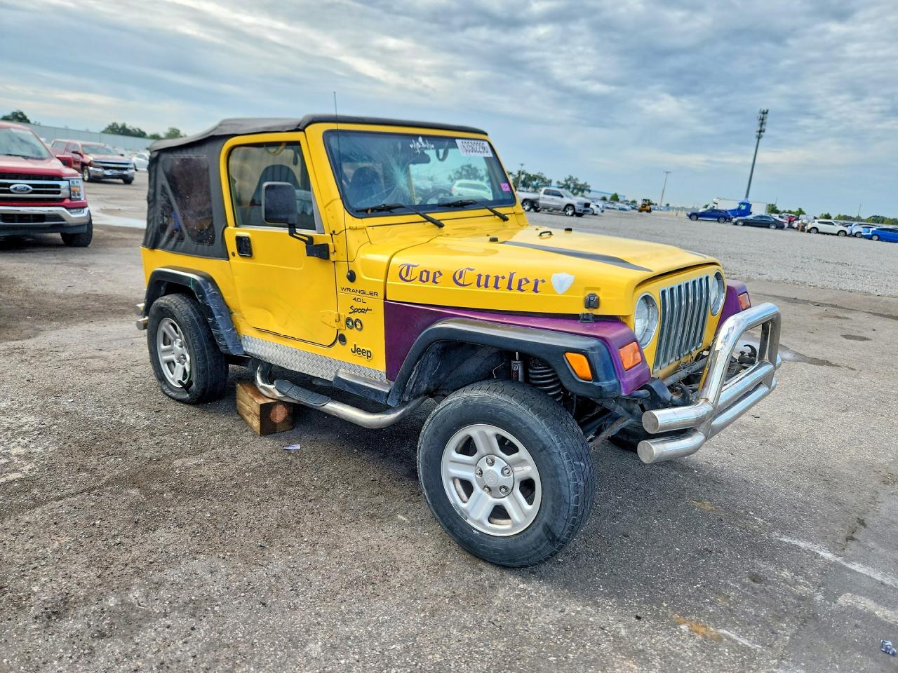 2001 Jeep Wrangler / Tj Sport Two Tone vin: 1J4FA49S51P361665