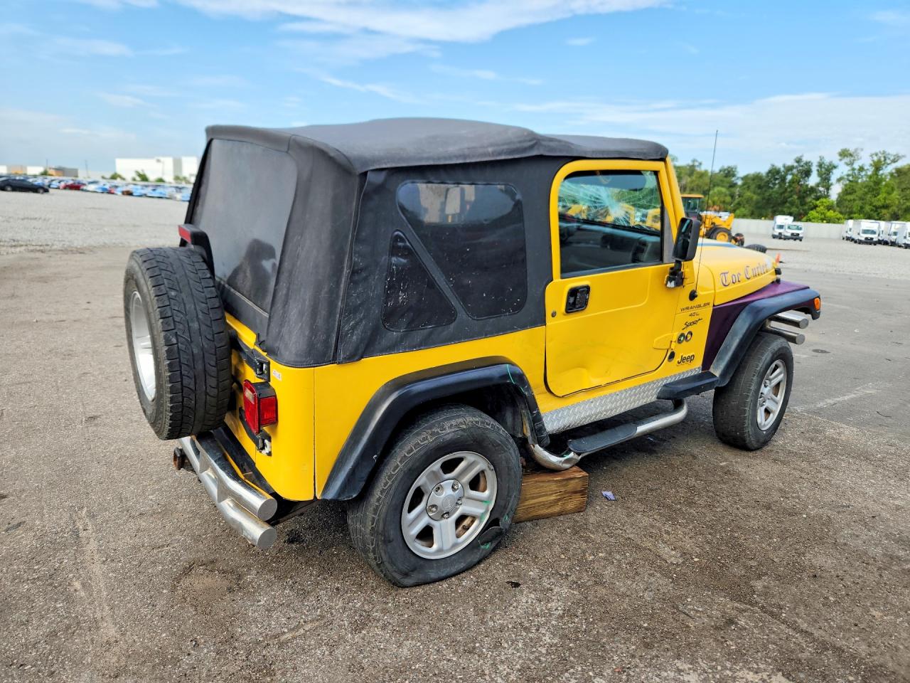 2001 Jeep Wrangler / Tj Sport Two Tone vin: 1J4FA49S51P361665