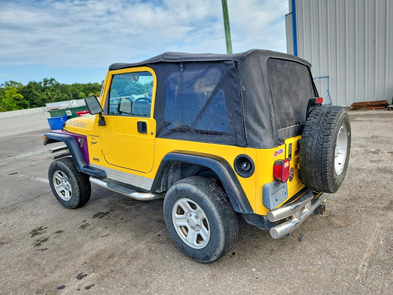 2001 Jeep Wrangler / Tj Sport Two Tone vin: 1J4FA49S51P361665