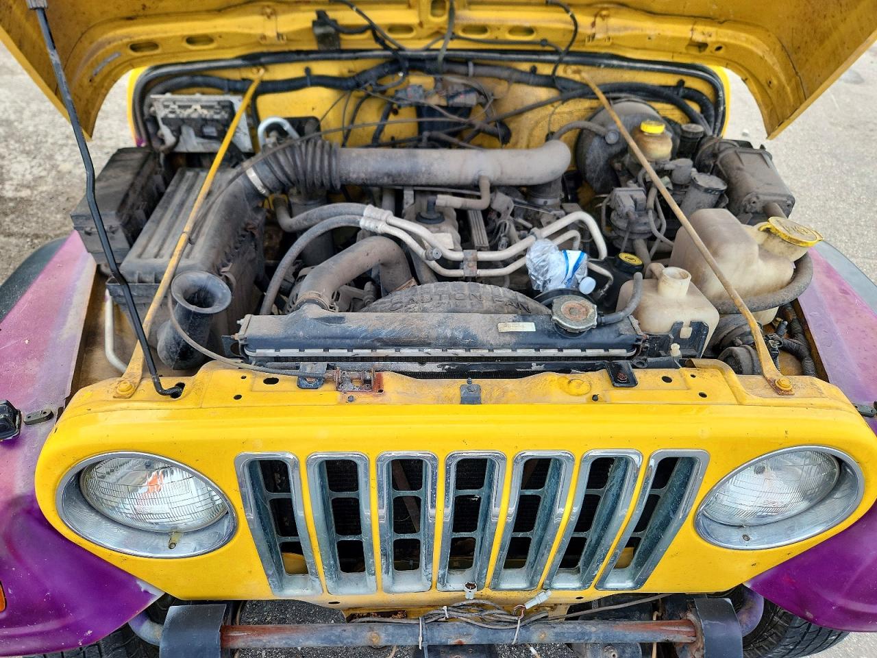 2001 Jeep Wrangler / Tj Sport Two Tone vin: 1J4FA49S51P361665