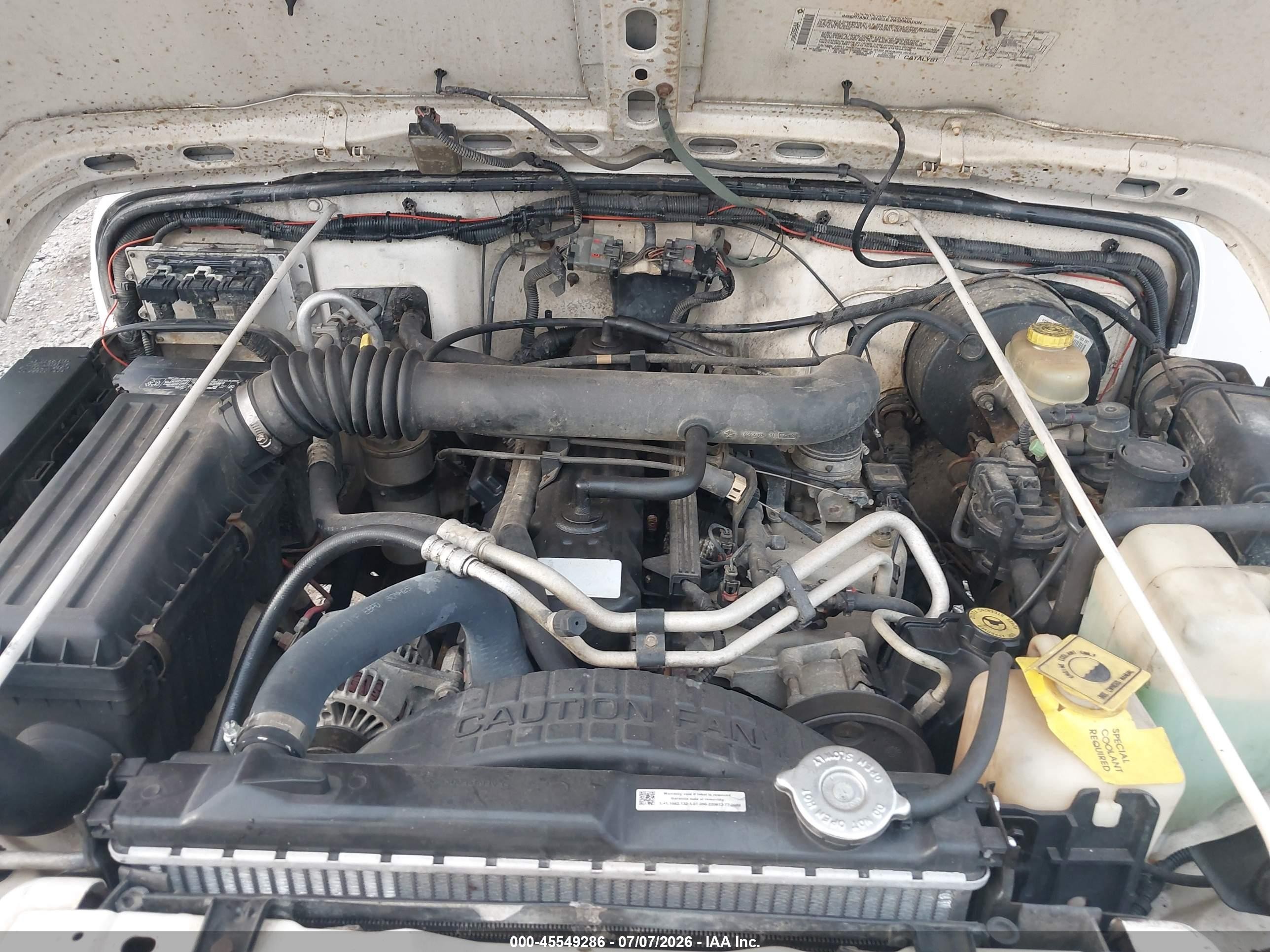 2002 Jeep Wrangler Sport Белый vin: 1J4FA49S52P702807