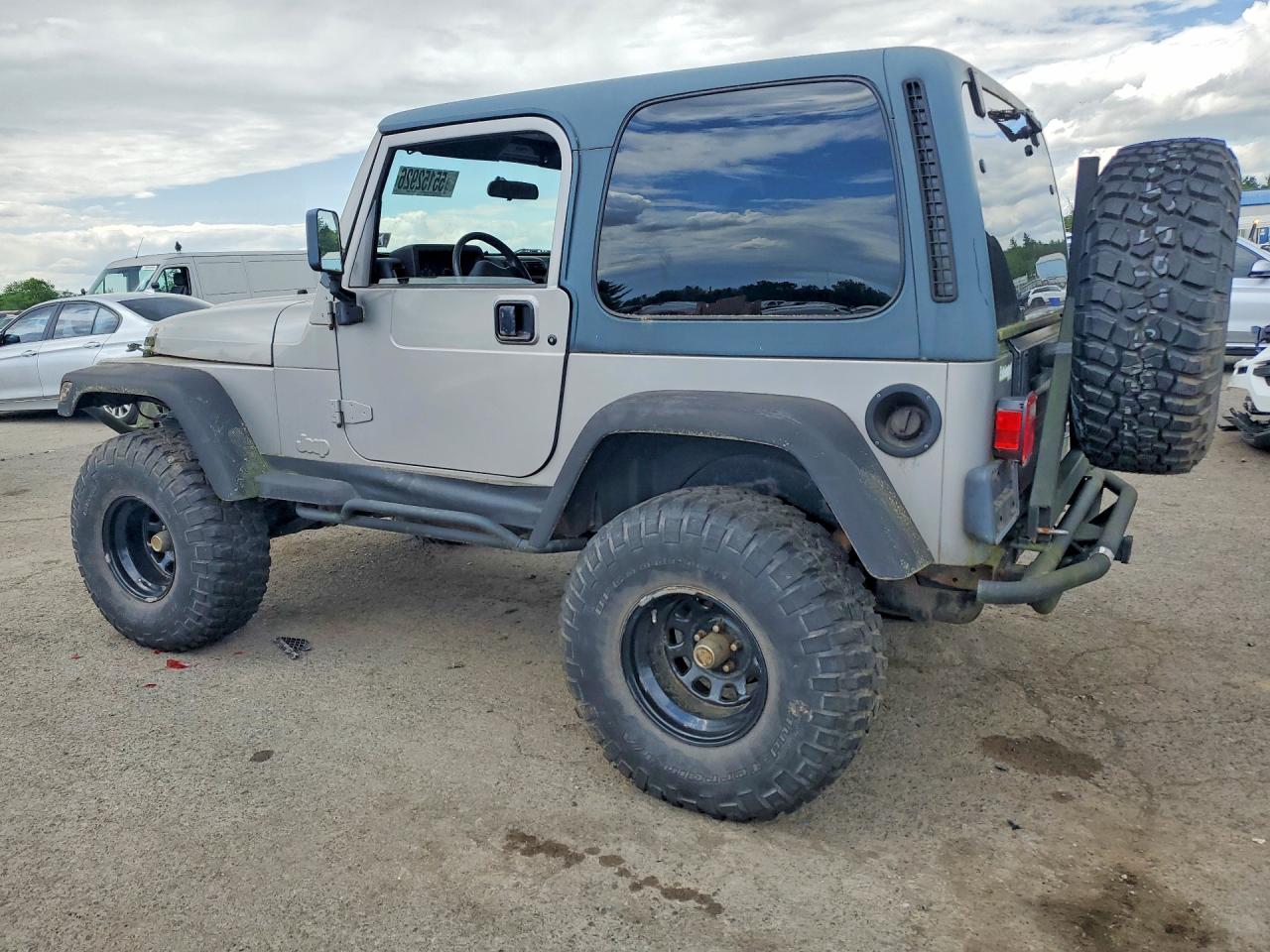 2002 Jeep Wrangler / Tj Sport Silver vin: 1J4FA49S52P723947