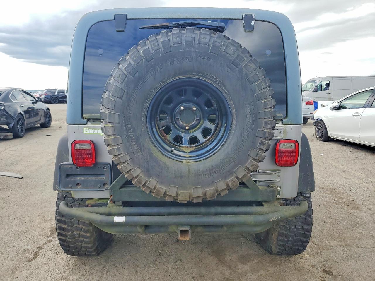 2002 Jeep Wrangler / Tj Sport Silver vin: 1J4FA49S52P723947