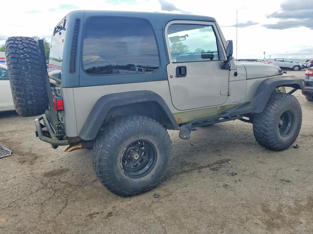 2002 Jeep Wrangler / Tj Sport Silver vin: 1J4FA49S52P723947