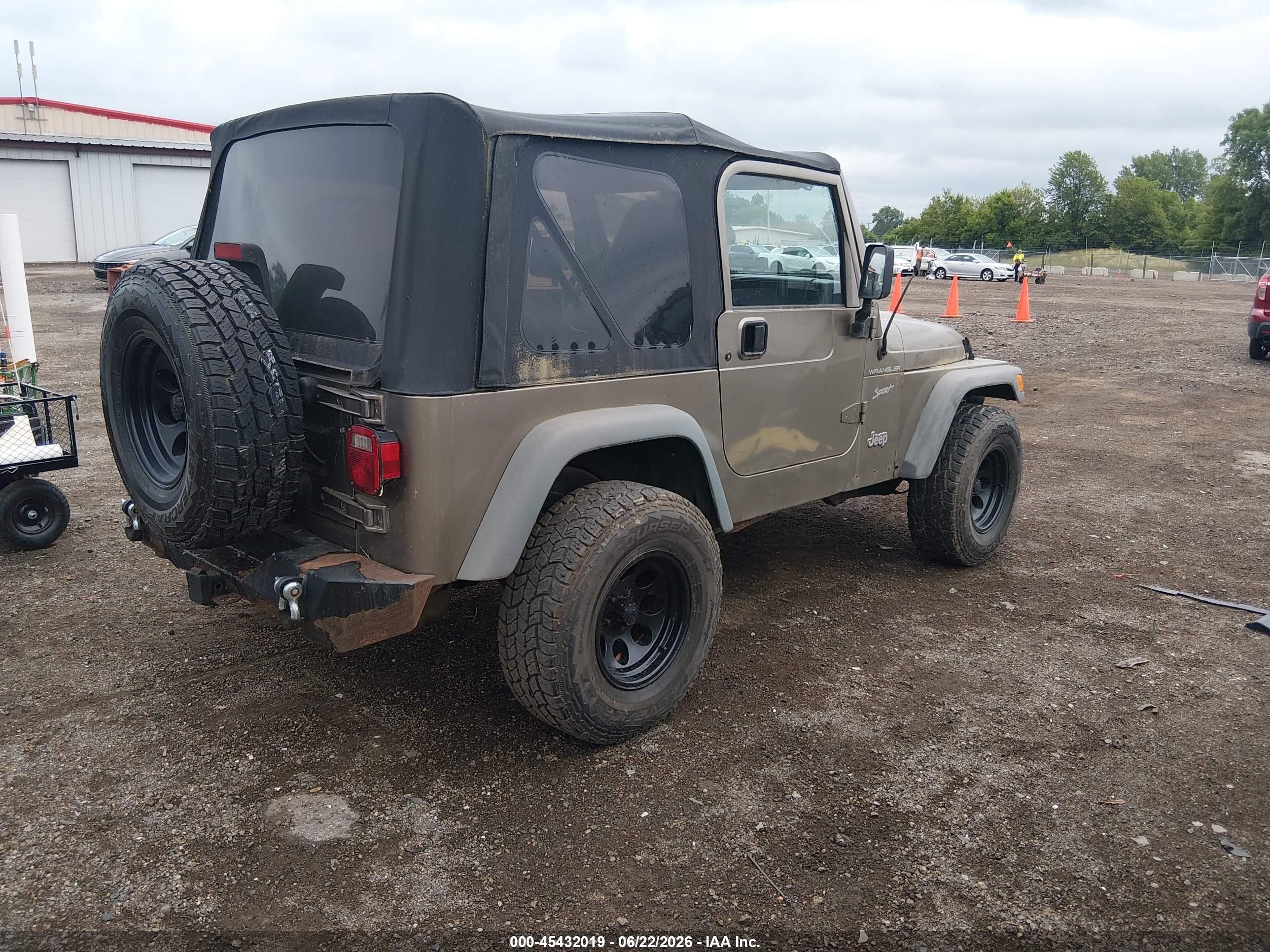2002 Jeep Wrangler Sport Brown vin: 1J4FA49S52P767396