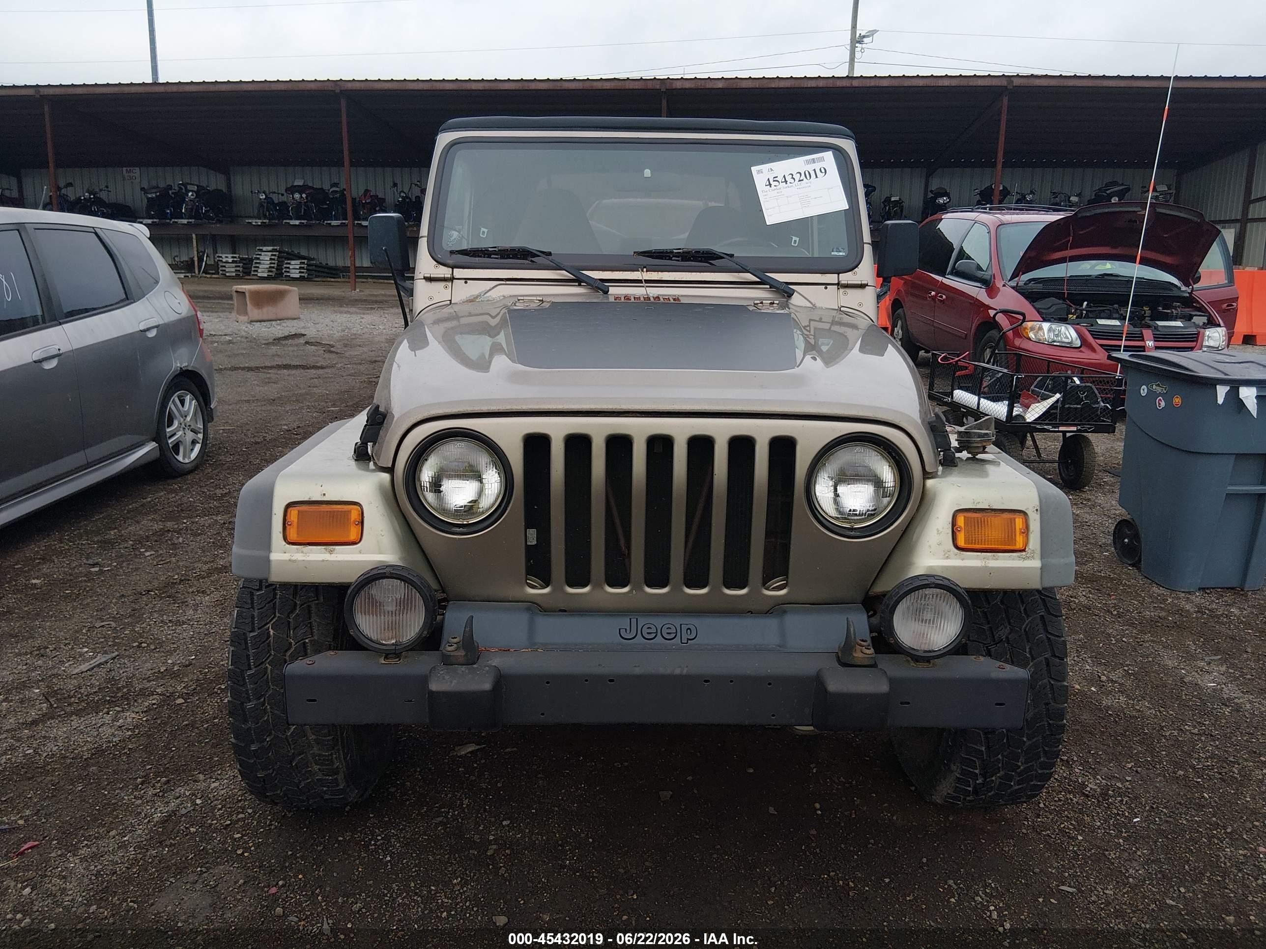 2002 Jeep Wrangler Sport Brown vin: 1J4FA49S52P767396