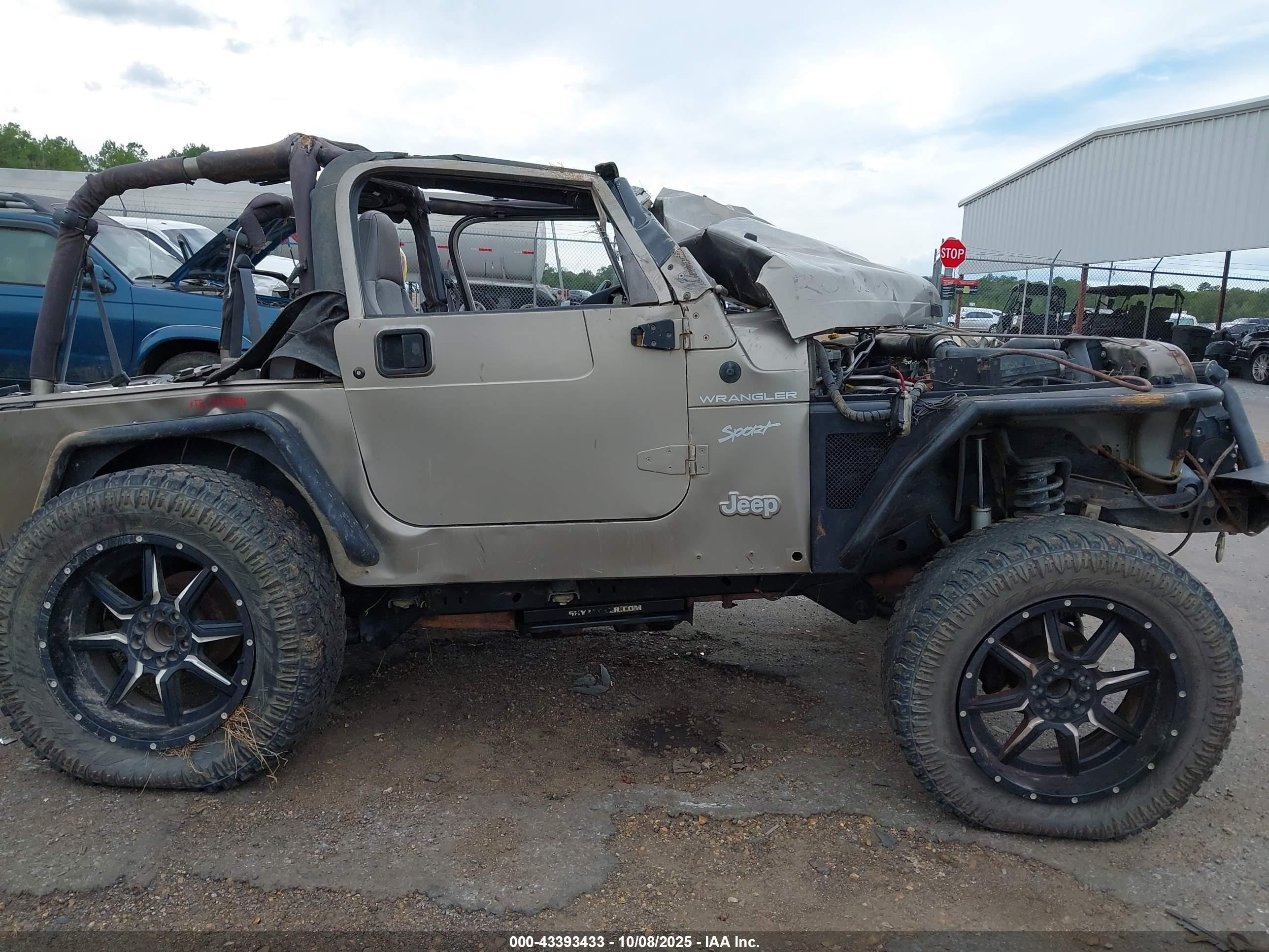 2002 Jeep Wrangler Sport Tan vin: 1J4FA49S52P771545