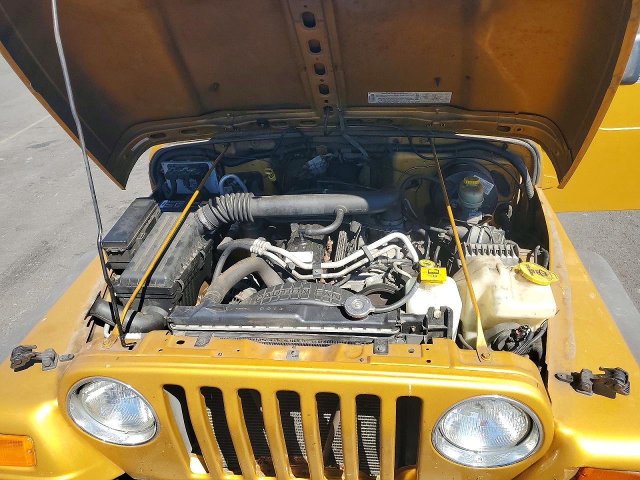 2003 Jeep Wrangler / Tj Sport Золотой vin: 1J4FA49S53P308354