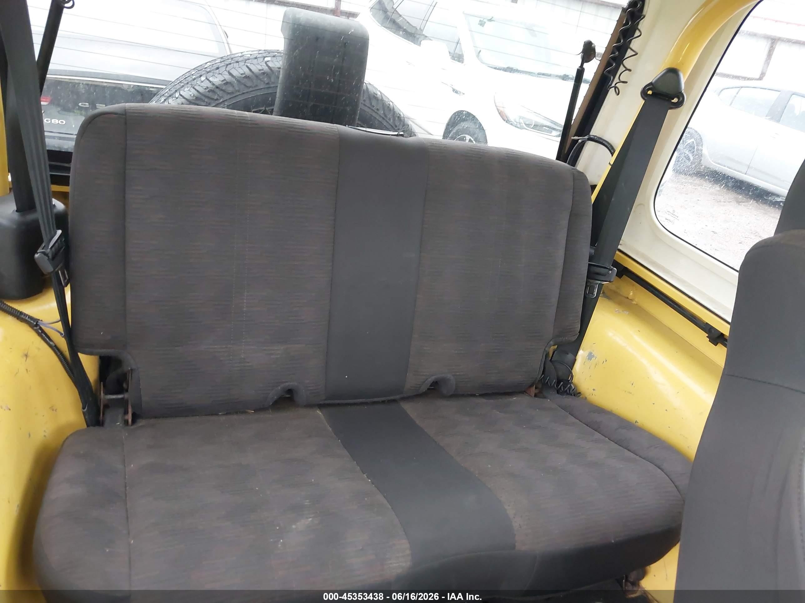 2003 Jeep Wrangler Sport Yellow vin: 1J4FA49S53P372782