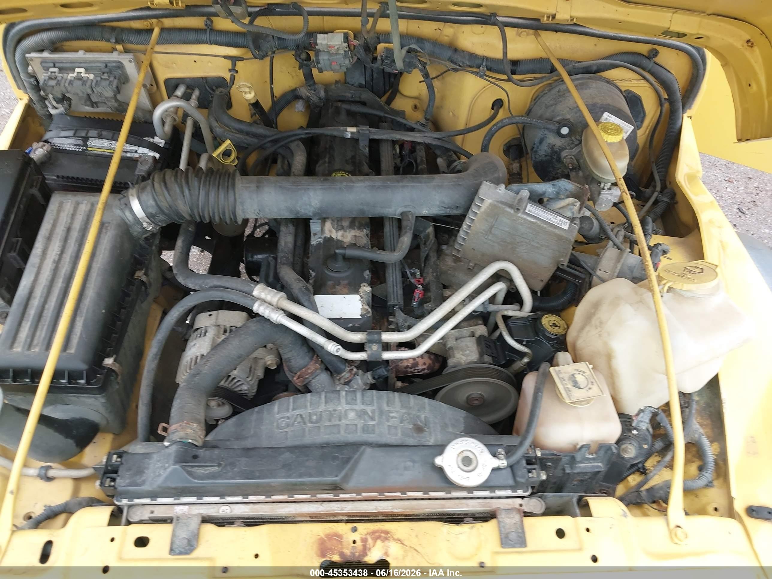 2003 Jeep Wrangler Sport Yellow vin: 1J4FA49S53P372782