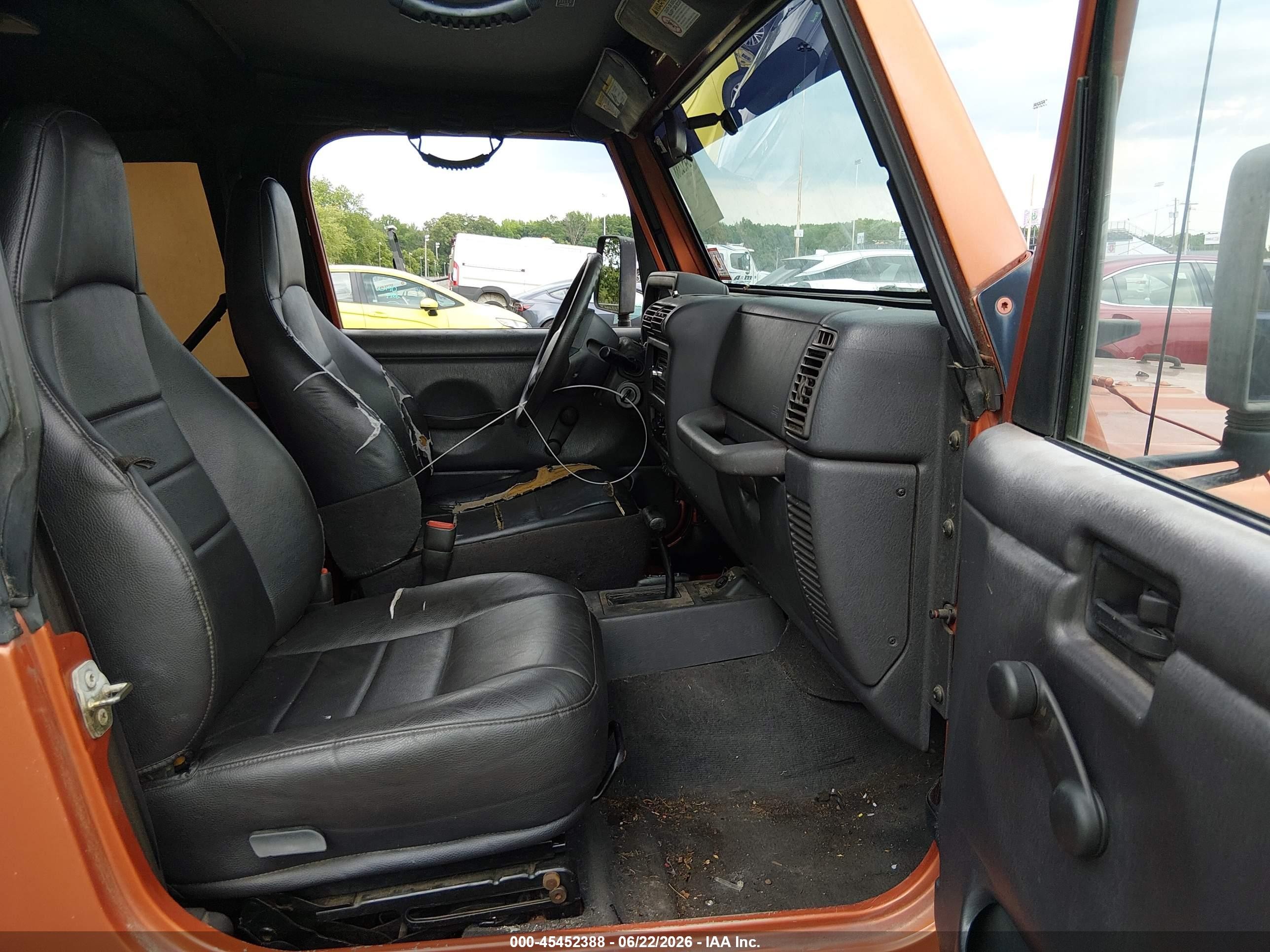 2001 Jeep Wrangler Sport Orange vin: 1J4FA49S61P316928