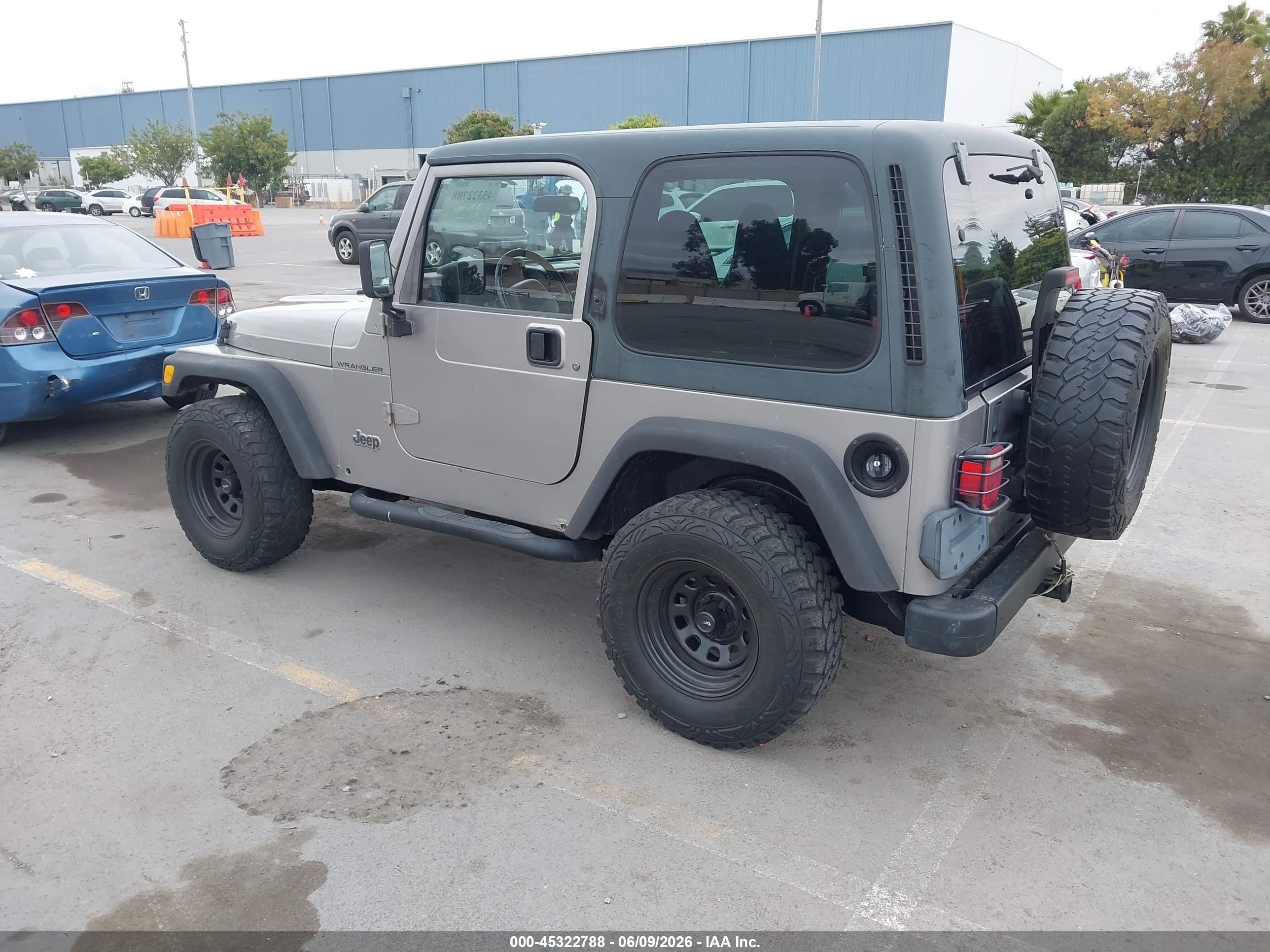 2001 Jeep Wrangler Sport Gray vin: 1J4FA49S61P369936