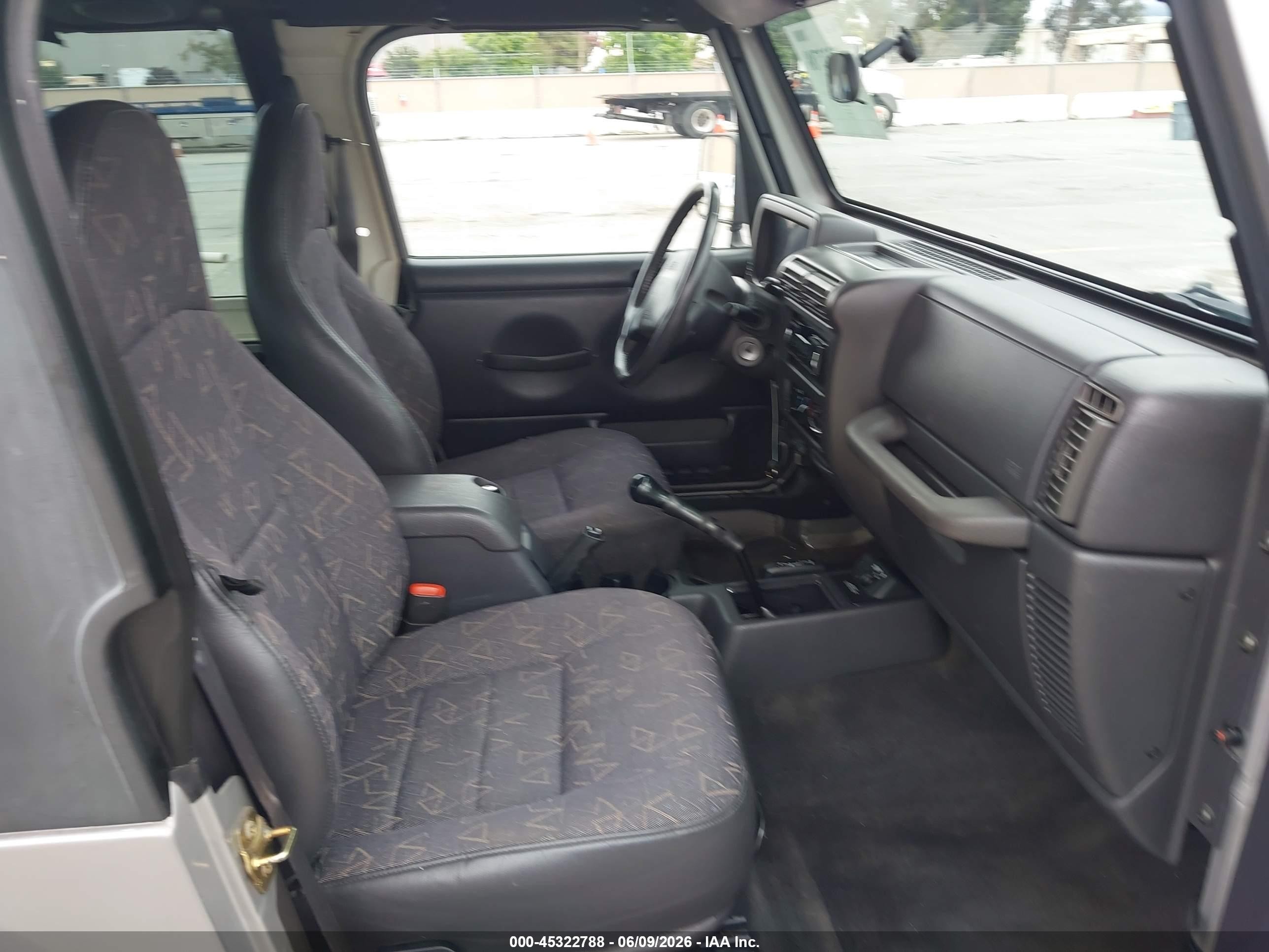 2001 Jeep Wrangler Sport Gray vin: 1J4FA49S61P369936