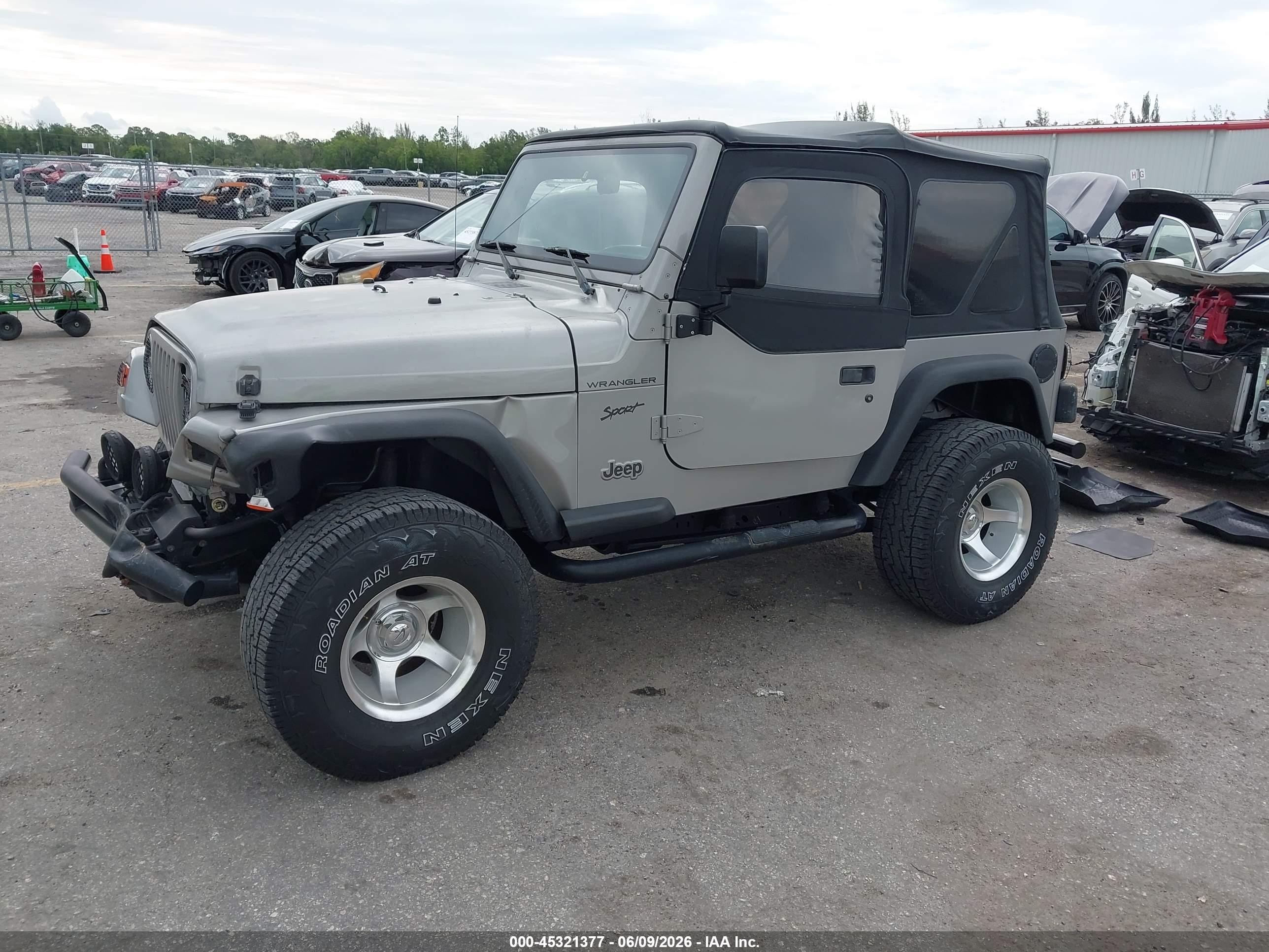 2002 Jeep Wrangler Sport Silver vin: 1J4FA49S62P701472