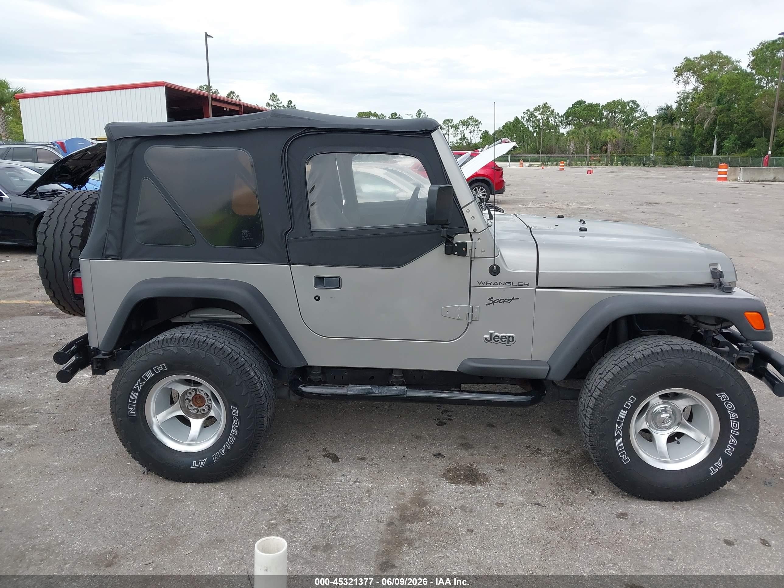 2002 Jeep Wrangler Sport Silver vin: 1J4FA49S62P701472