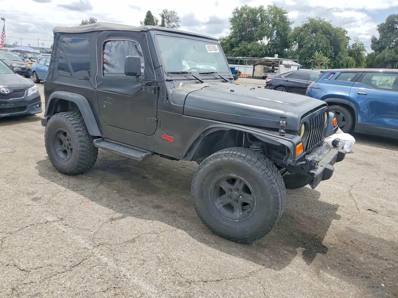2002 Jeep Wrangler / Tj Sport Black vin: 1J4FA49S62P719289