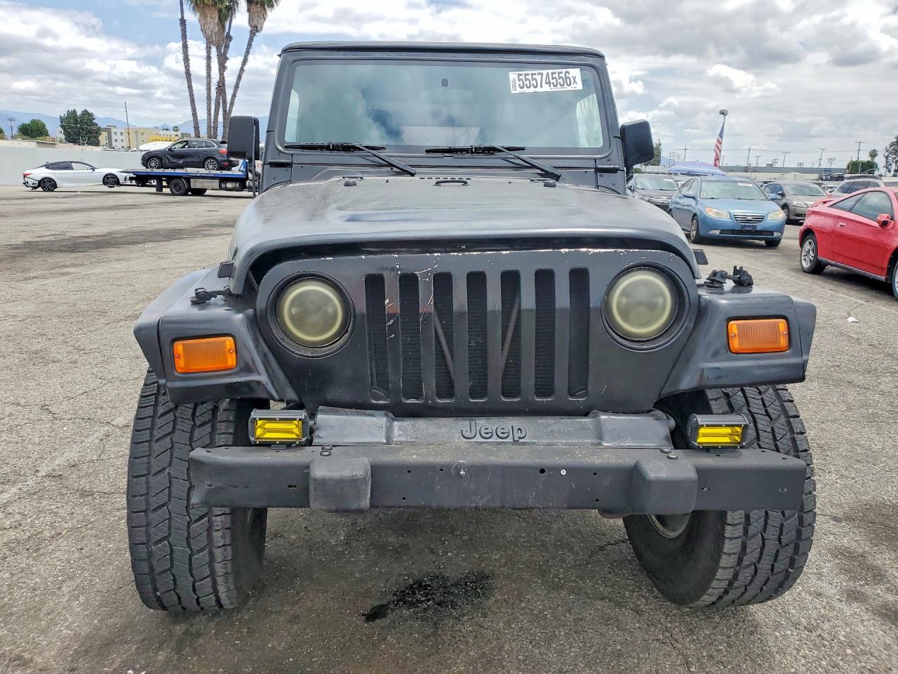 2002 Jeep Wrangler / Tj Sport Black vin: 1J4FA49S62P719289