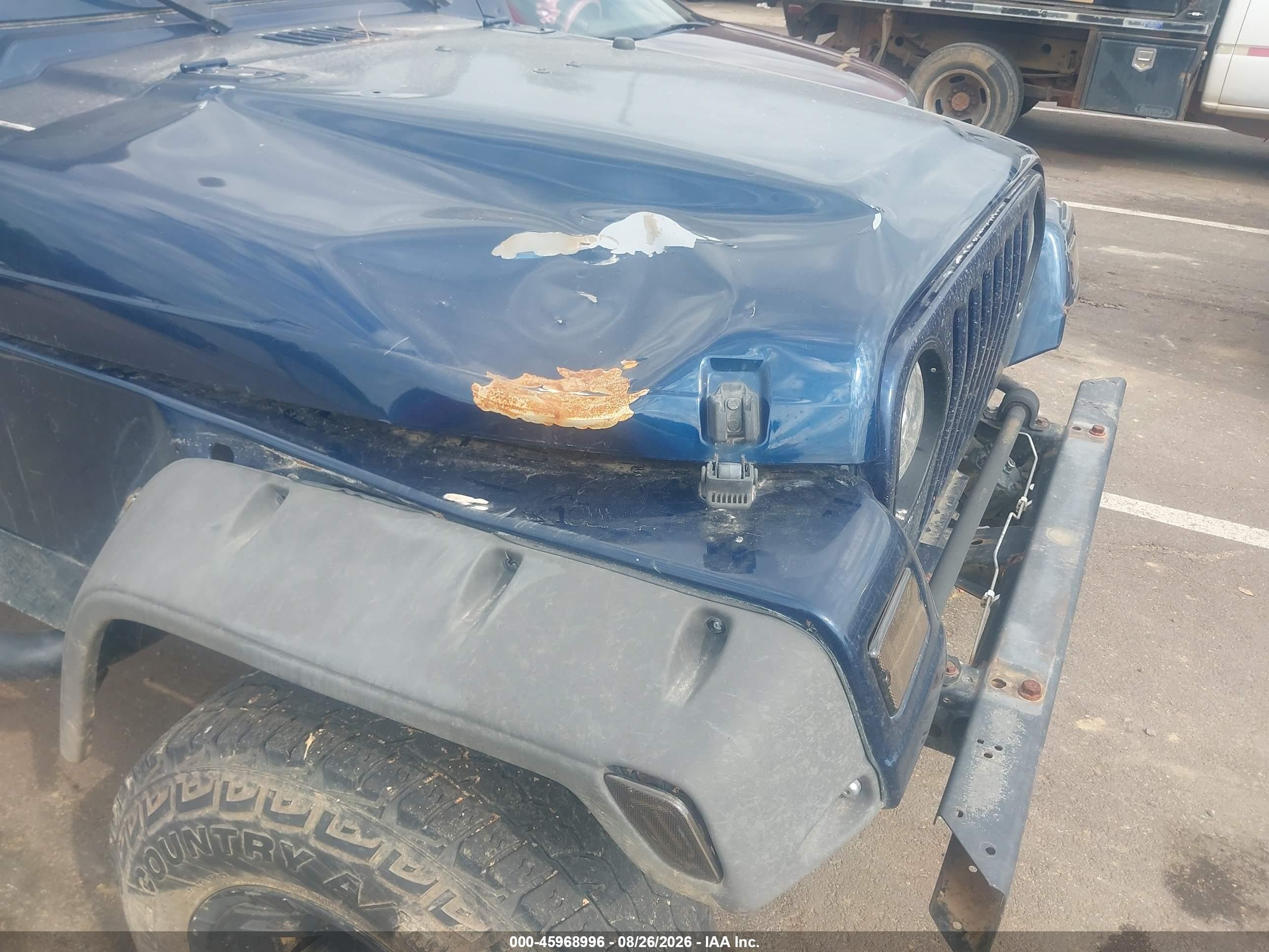 2002 Jeep Wrangler Sport Blue vin: 1J4FA49S62P735914