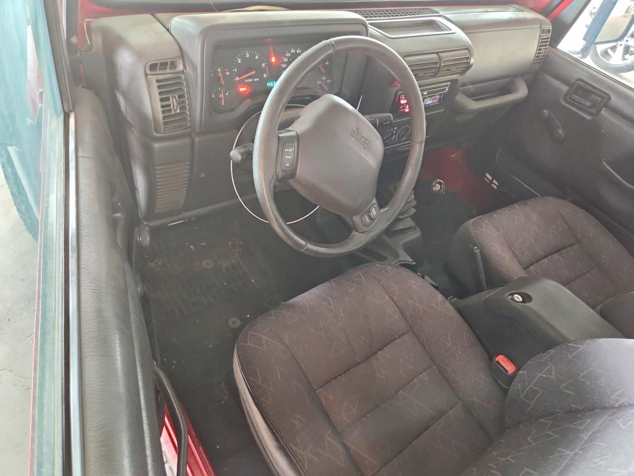 2002 Jeep Wrangler / Tj Sport Красный vin: 1J4FA49S62P770761
