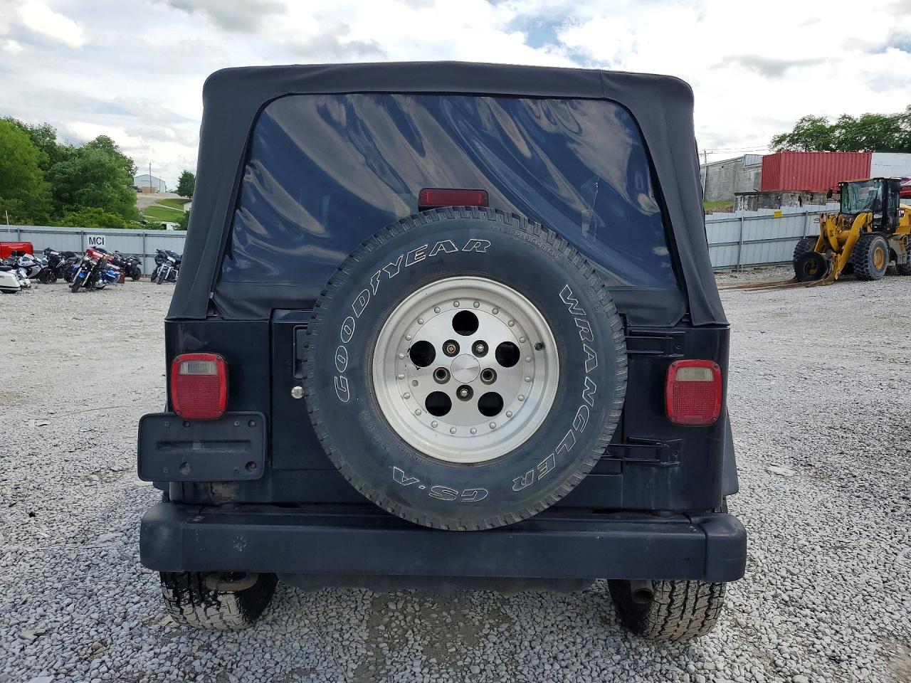 2003 Jeep Wrangler / Tj Sport Black vin: 1J4FA49S63P309626