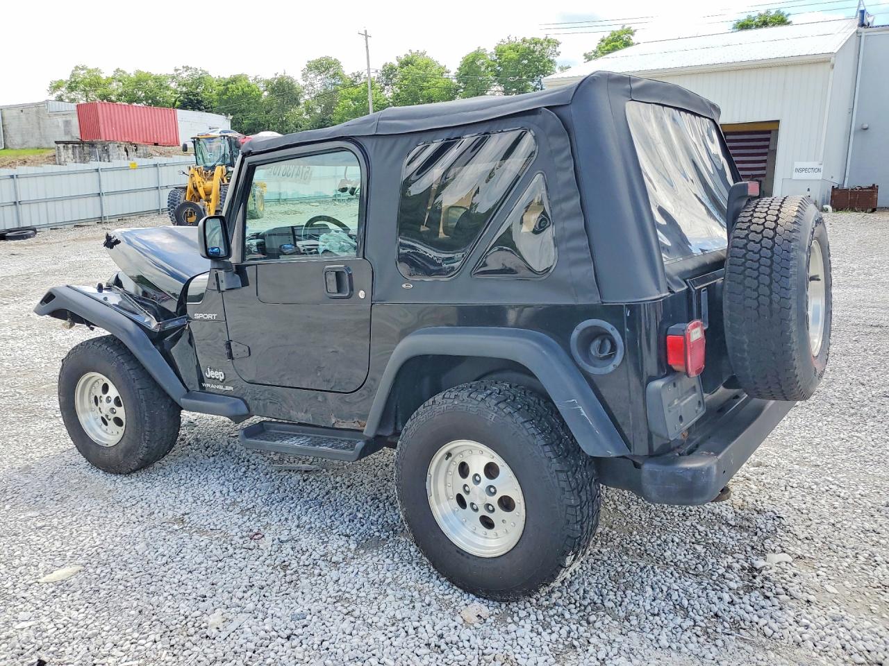 2003 Jeep Wrangler / Tj Sport Black vin: 1J4FA49S63P309626