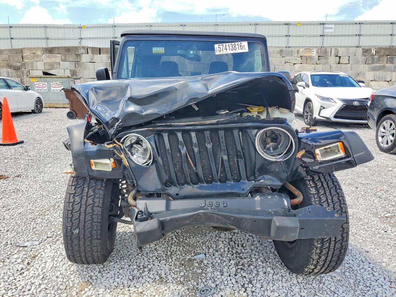 2003 Jeep Wrangler / Tj Sport Black vin: 1J4FA49S63P309626
