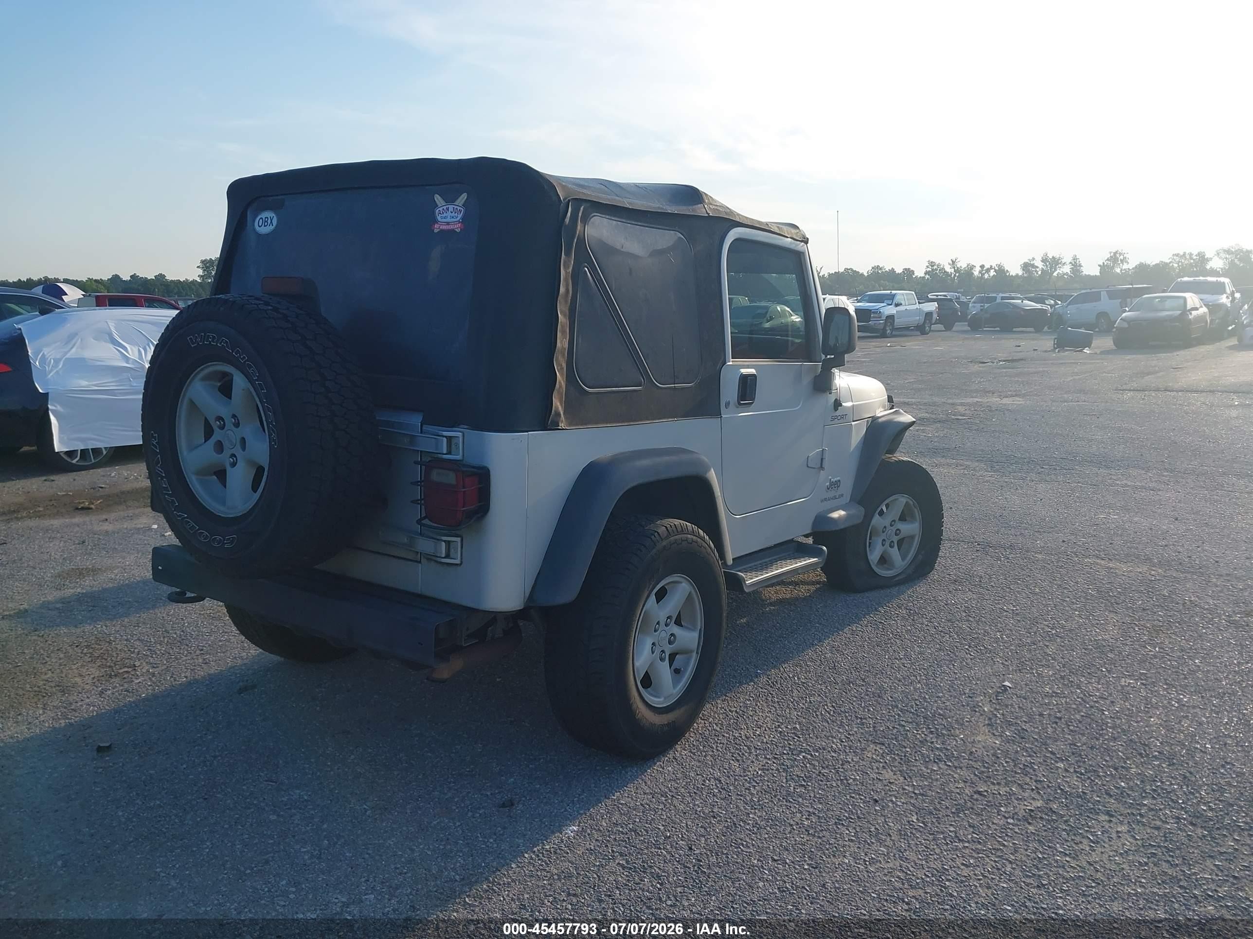 2003 Jeep Wrangler Sport Silver vin: 1J4FA49S63P339810