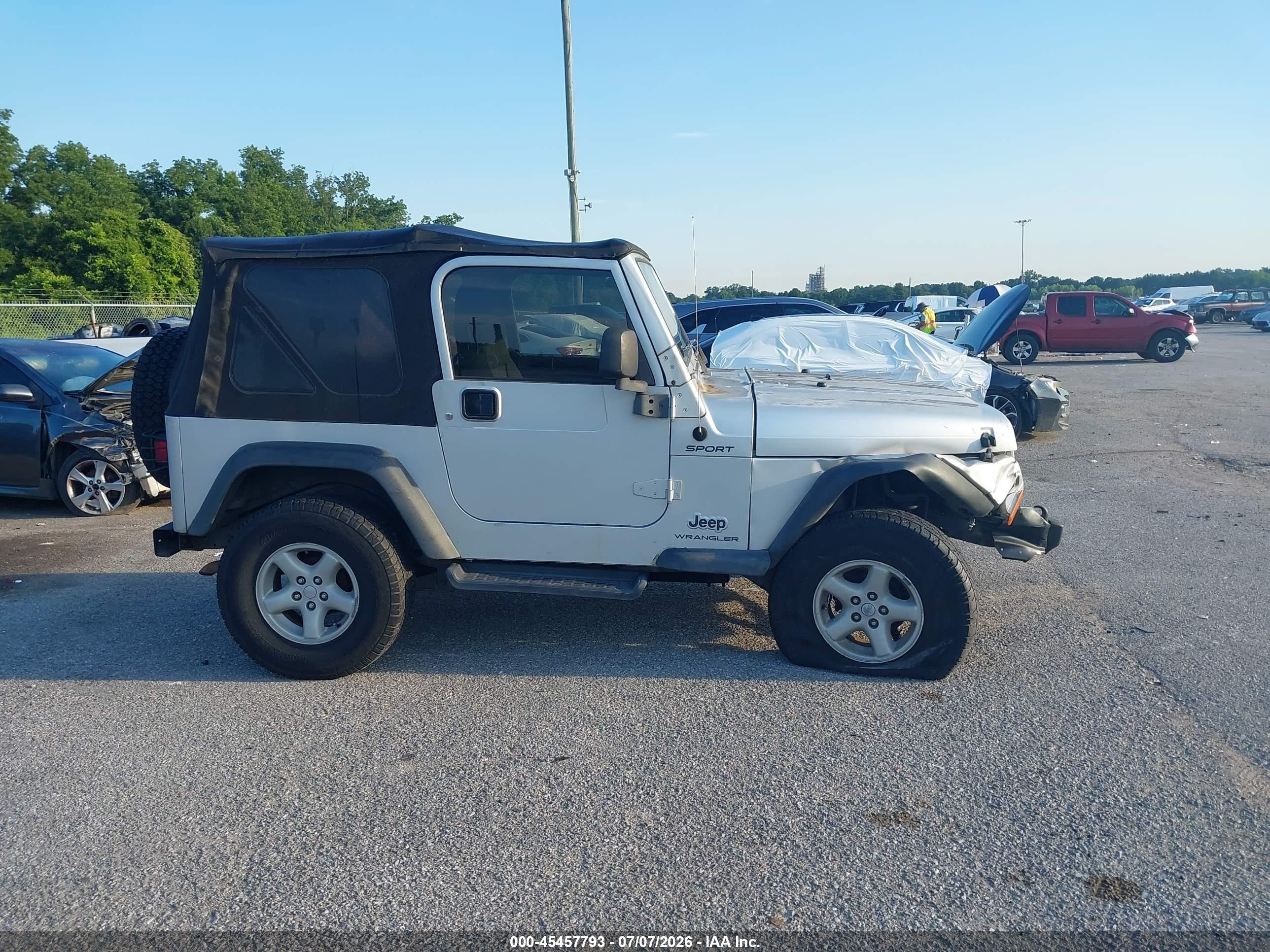 2003 Jeep Wrangler Sport Silver vin: 1J4FA49S63P339810