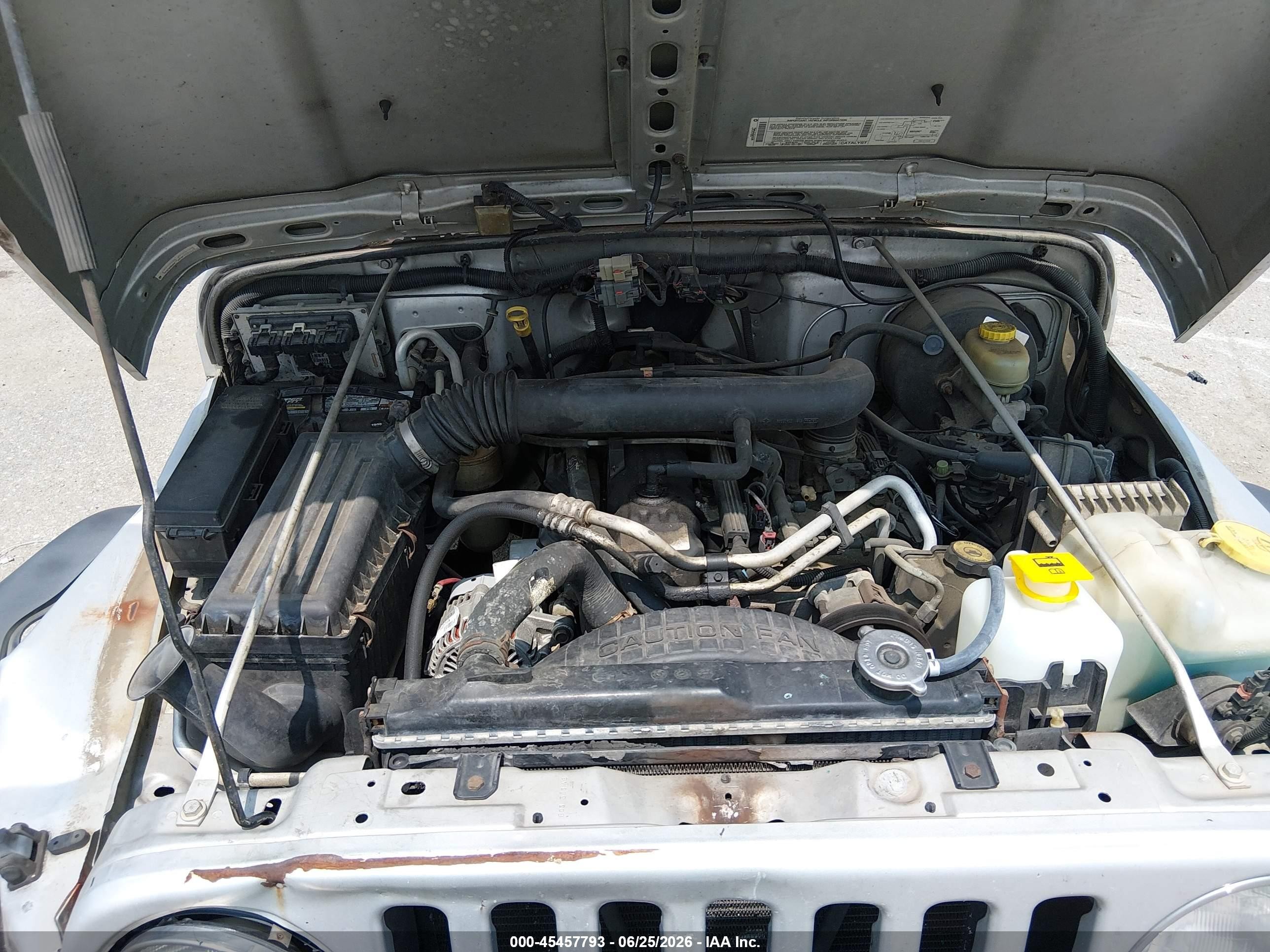 2003 Jeep Wrangler Sport Silver vin: 1J4FA49S63P339810