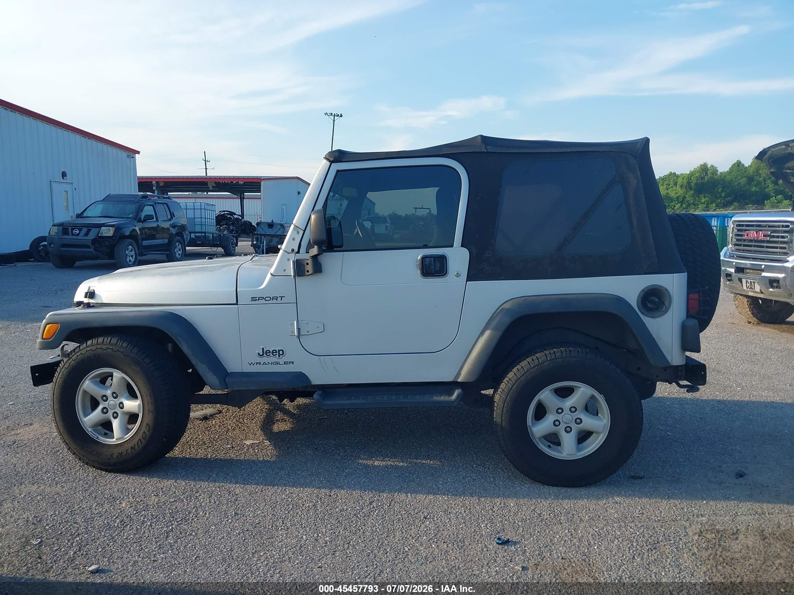 2003 Jeep Wrangler Sport Silver vin: 1J4FA49S63P339810