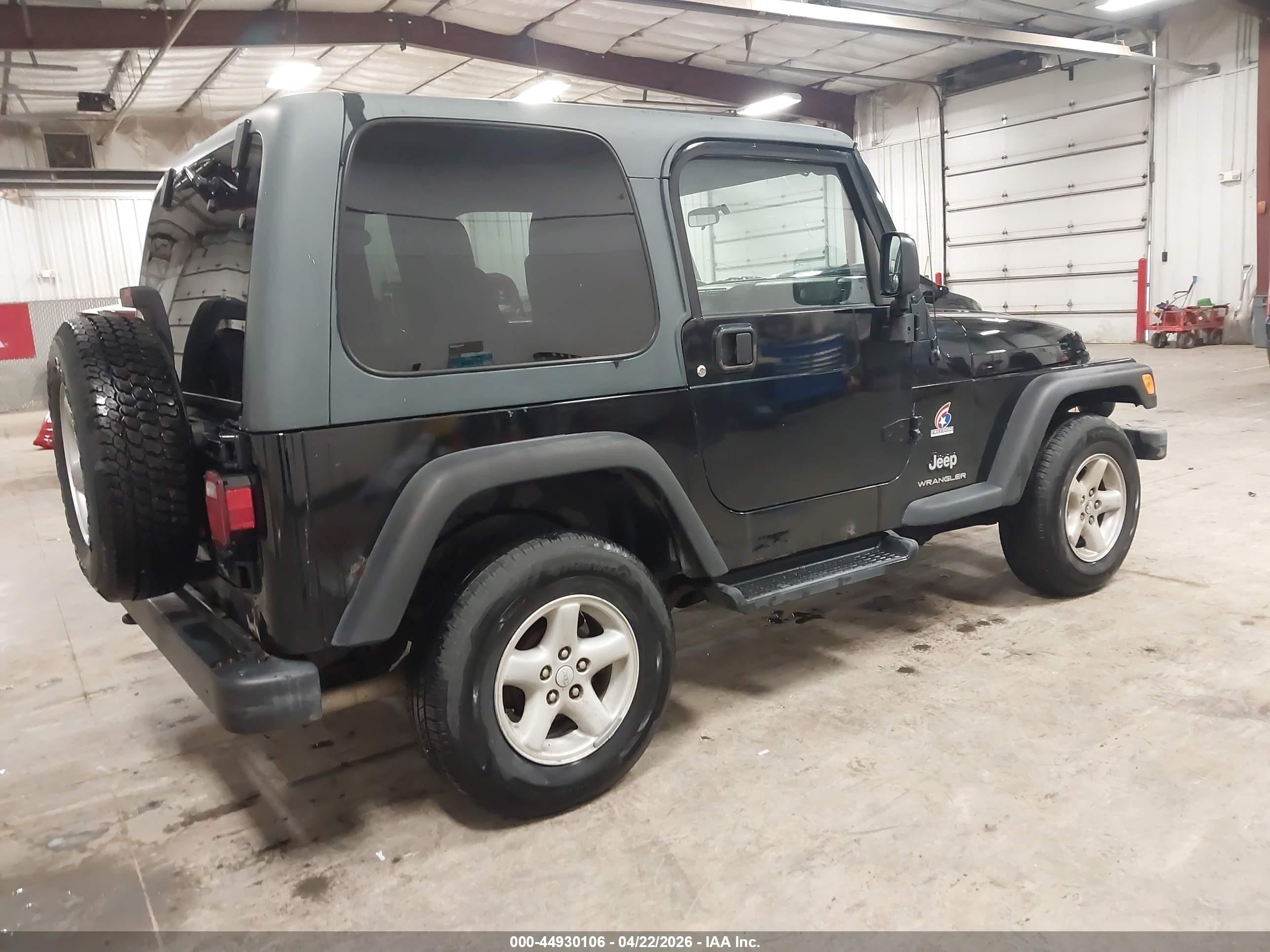 2003 Jeep Wrangler Sport Black vin: 1J4FA49S63P355036