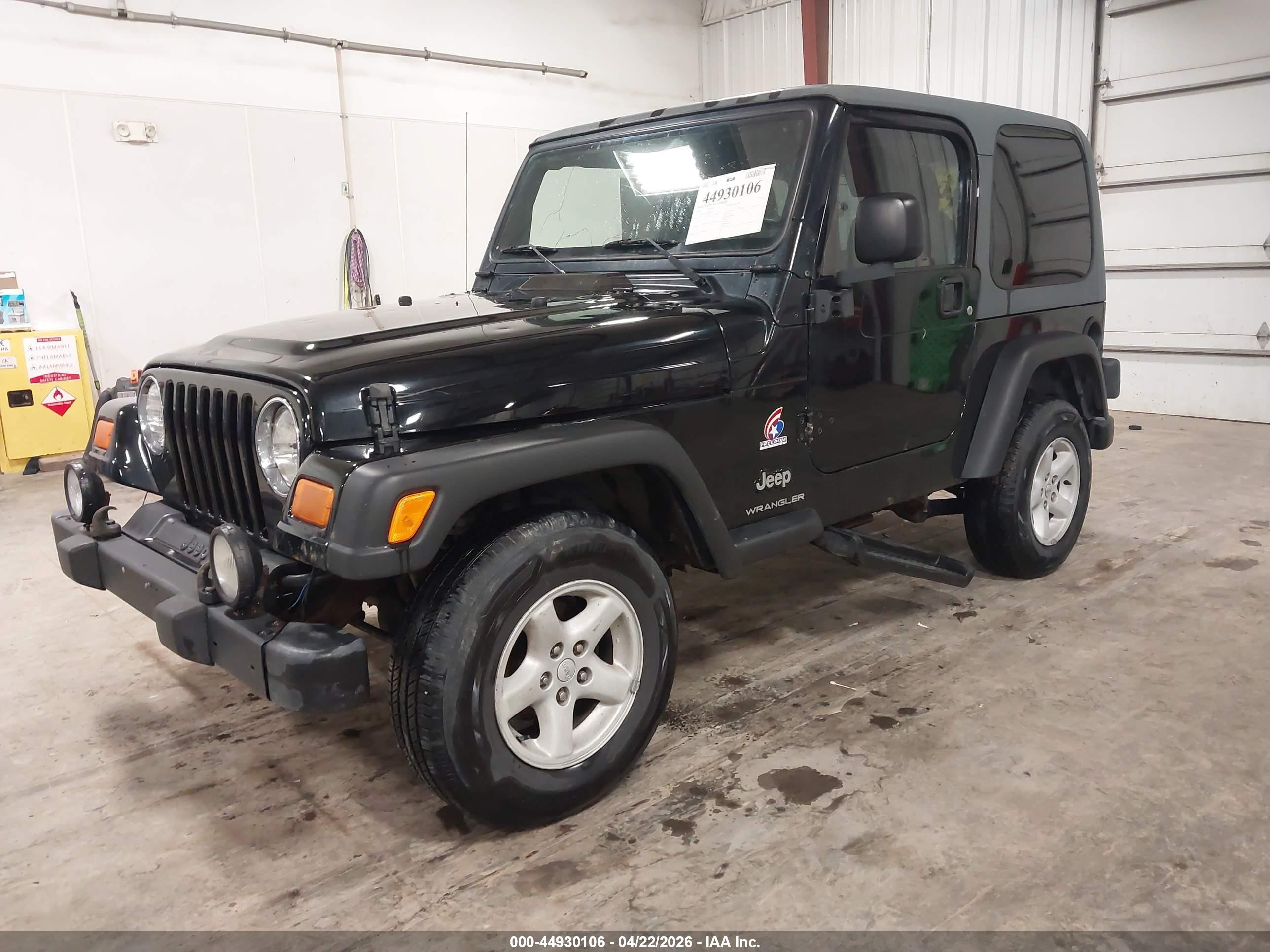 2003 Jeep Wrangler Sport Black vin: 1J4FA49S63P355036