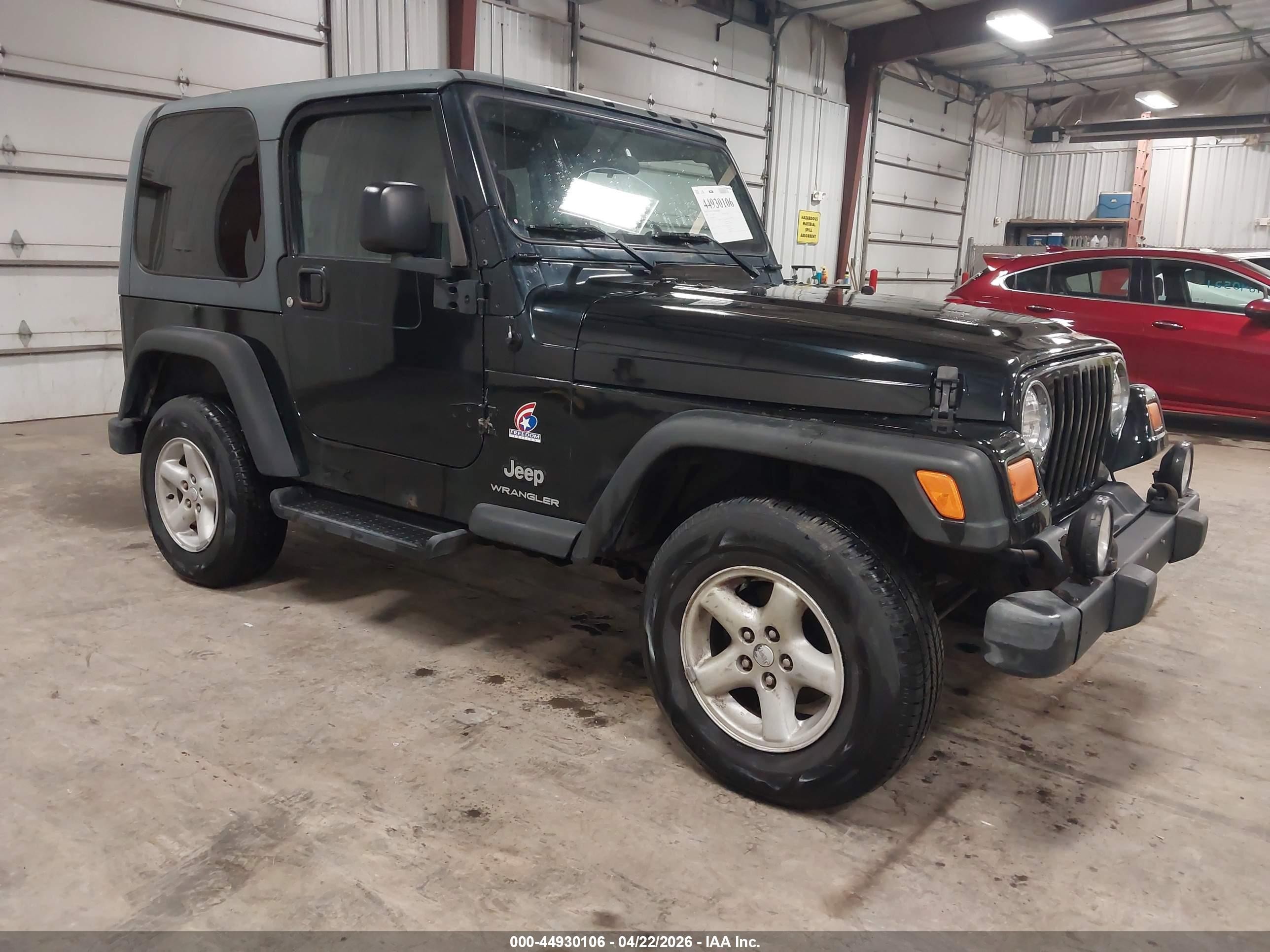 2003 Jeep Wrangler Sport Black vin: 1J4FA49S63P355036