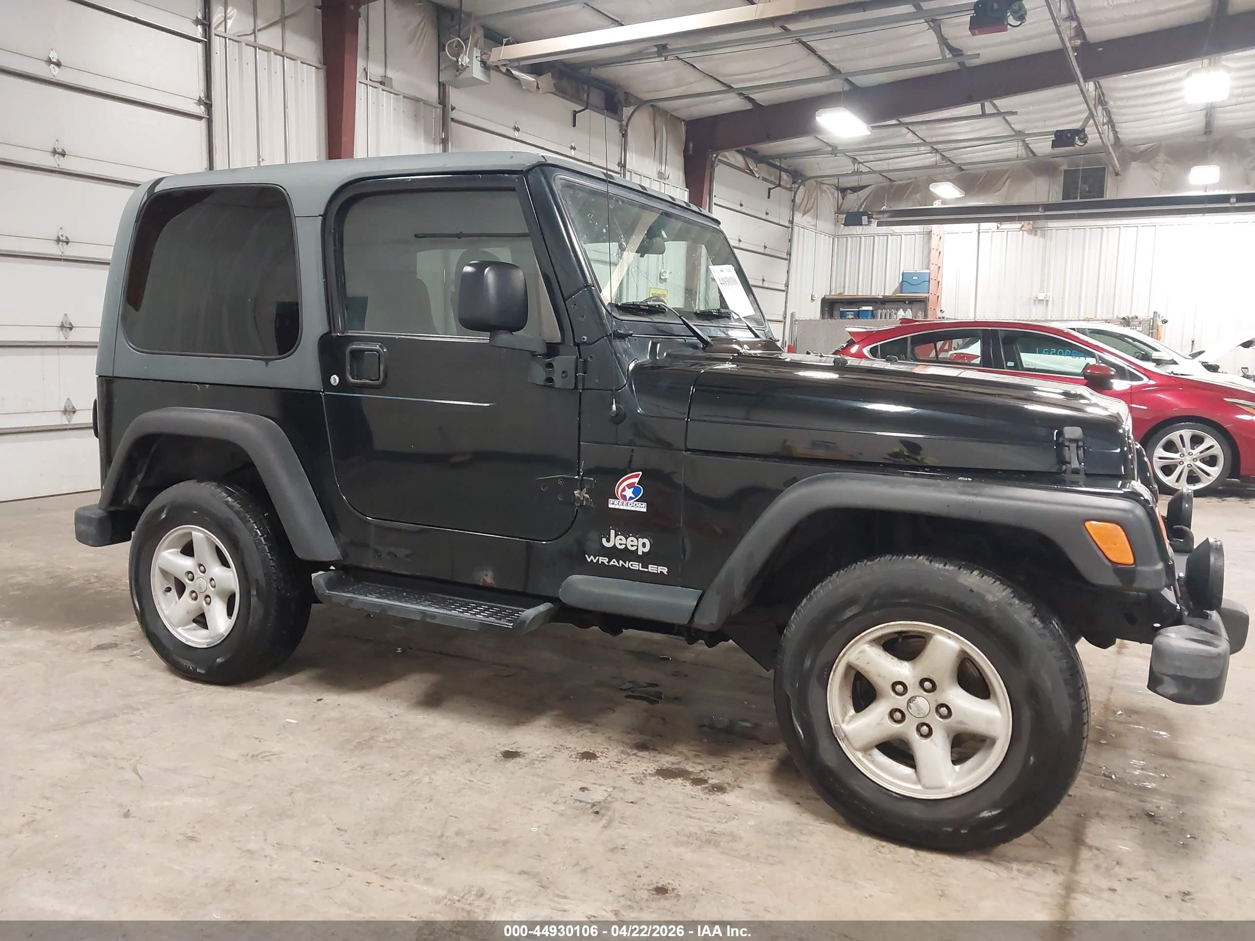 2003 Jeep Wrangler Sport Black vin: 1J4FA49S63P355036