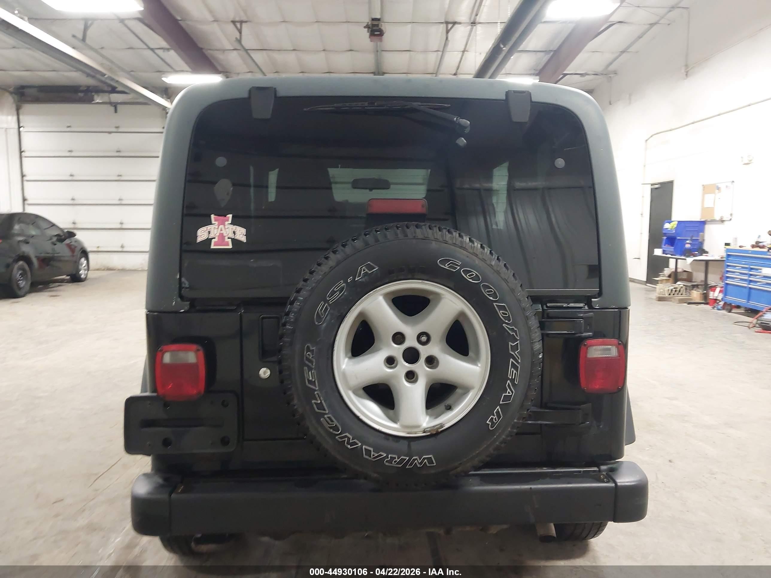 2003 Jeep Wrangler Sport Black vin: 1J4FA49S63P355036