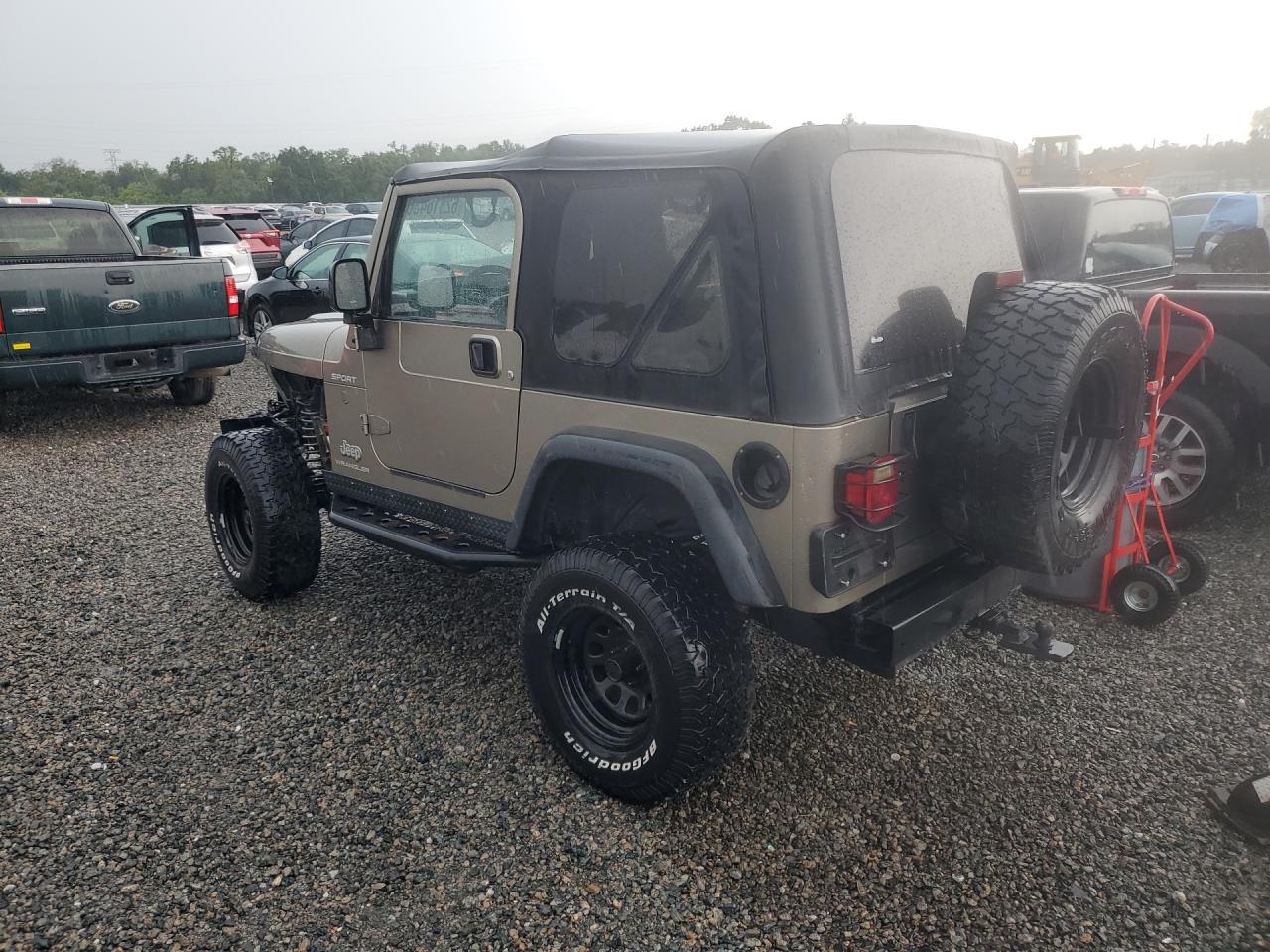 2003 Jeep Wrangler / Tj Sport Tan vin: 1J4FA49S63P361743