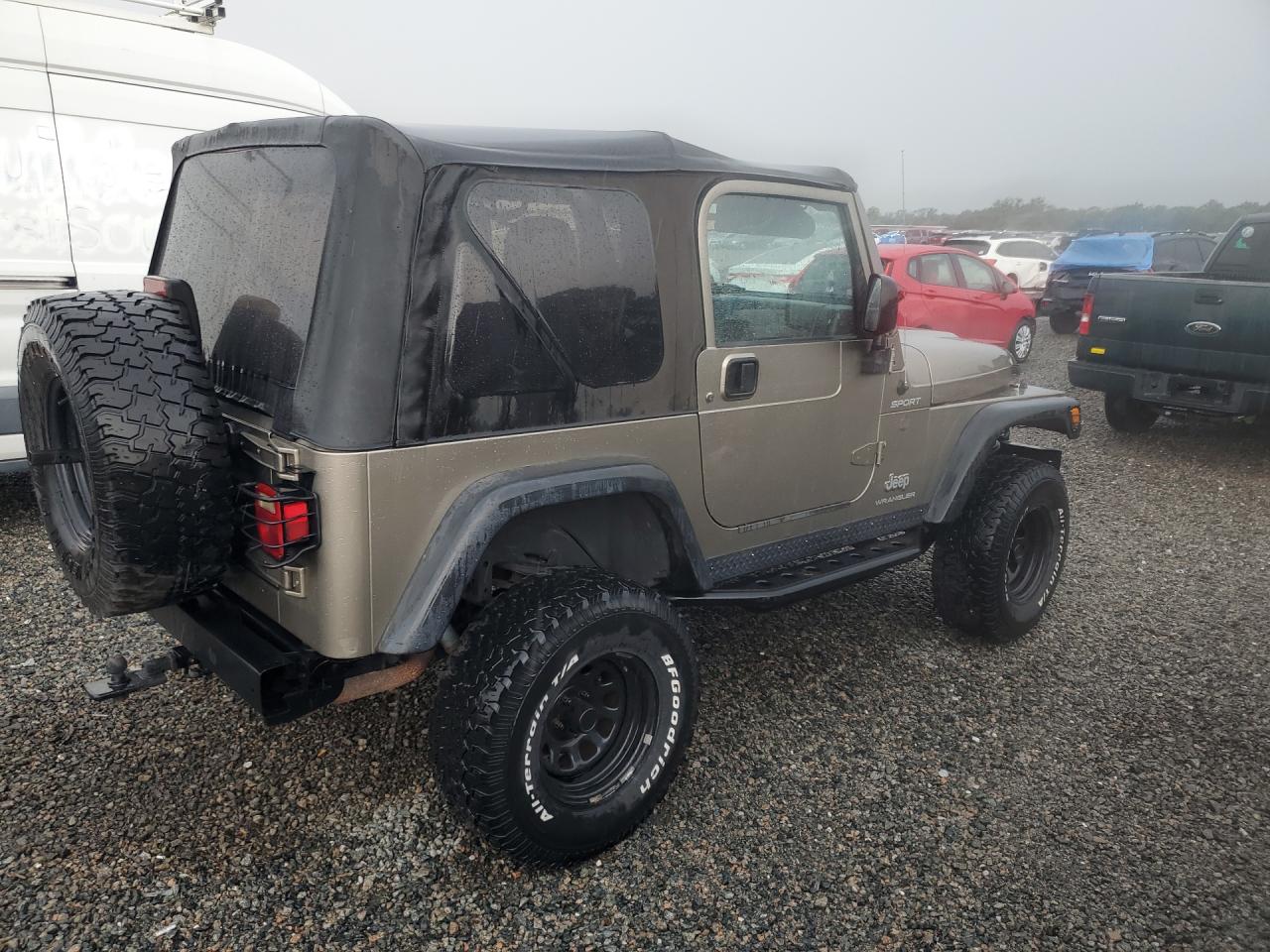 2003 Jeep Wrangler / Tj Sport Tan vin: 1J4FA49S63P361743
