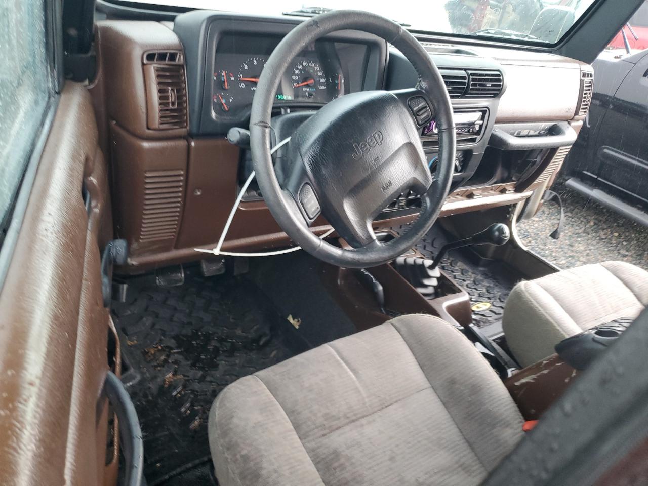 2003 Jeep Wrangler / Tj Sport Tan vin: 1J4FA49S63P361743
