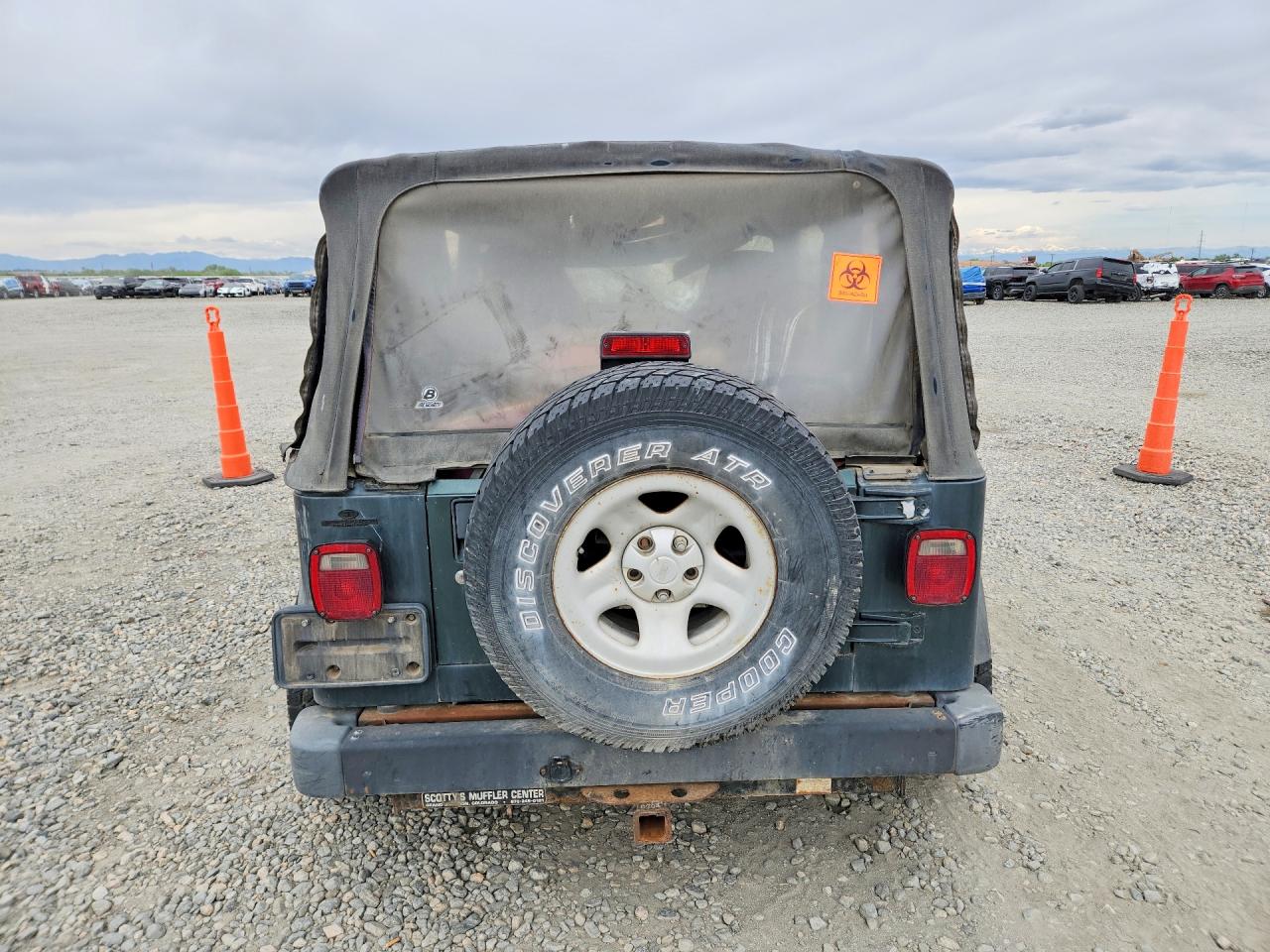 2004 Jeep Wrangler / Tj Sport Green vin: 1J4FA49S64P747788