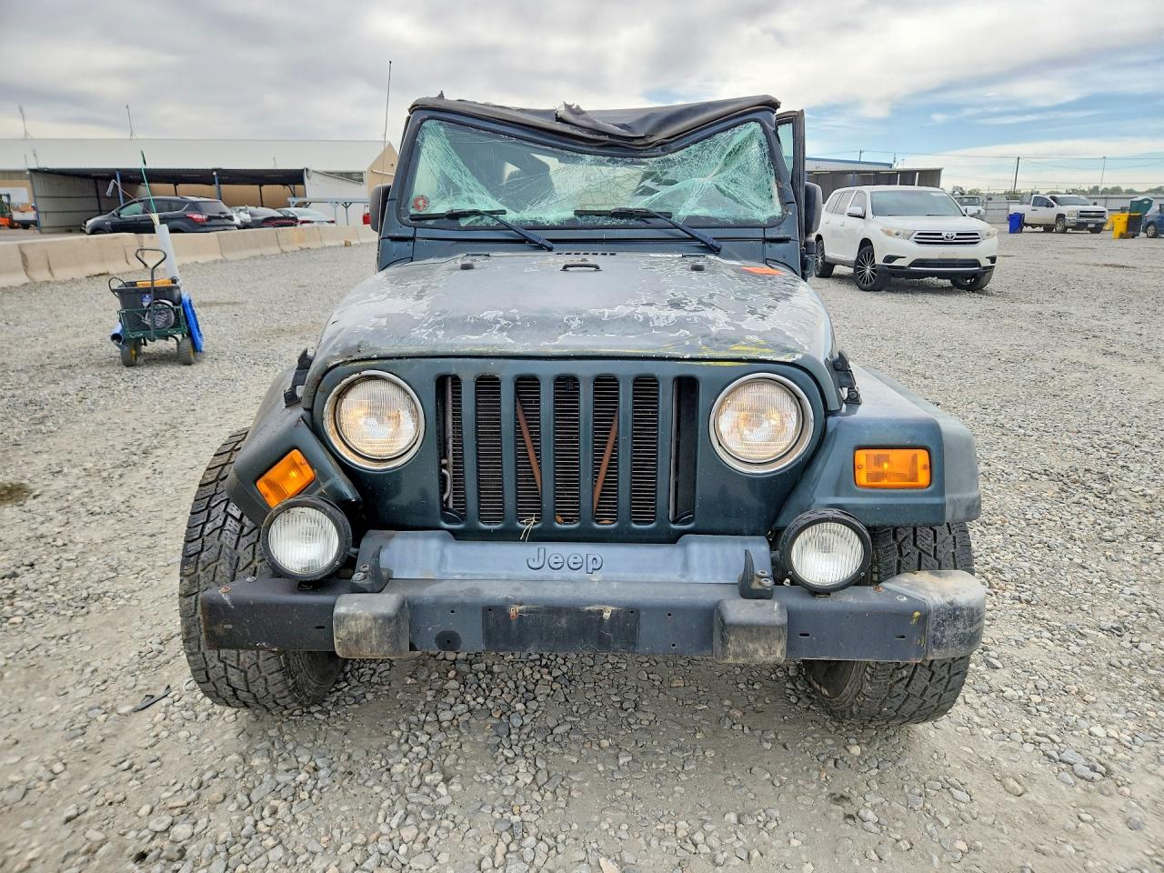 2004 Jeep Wrangler / Tj Sport Green vin: 1J4FA49S64P747788