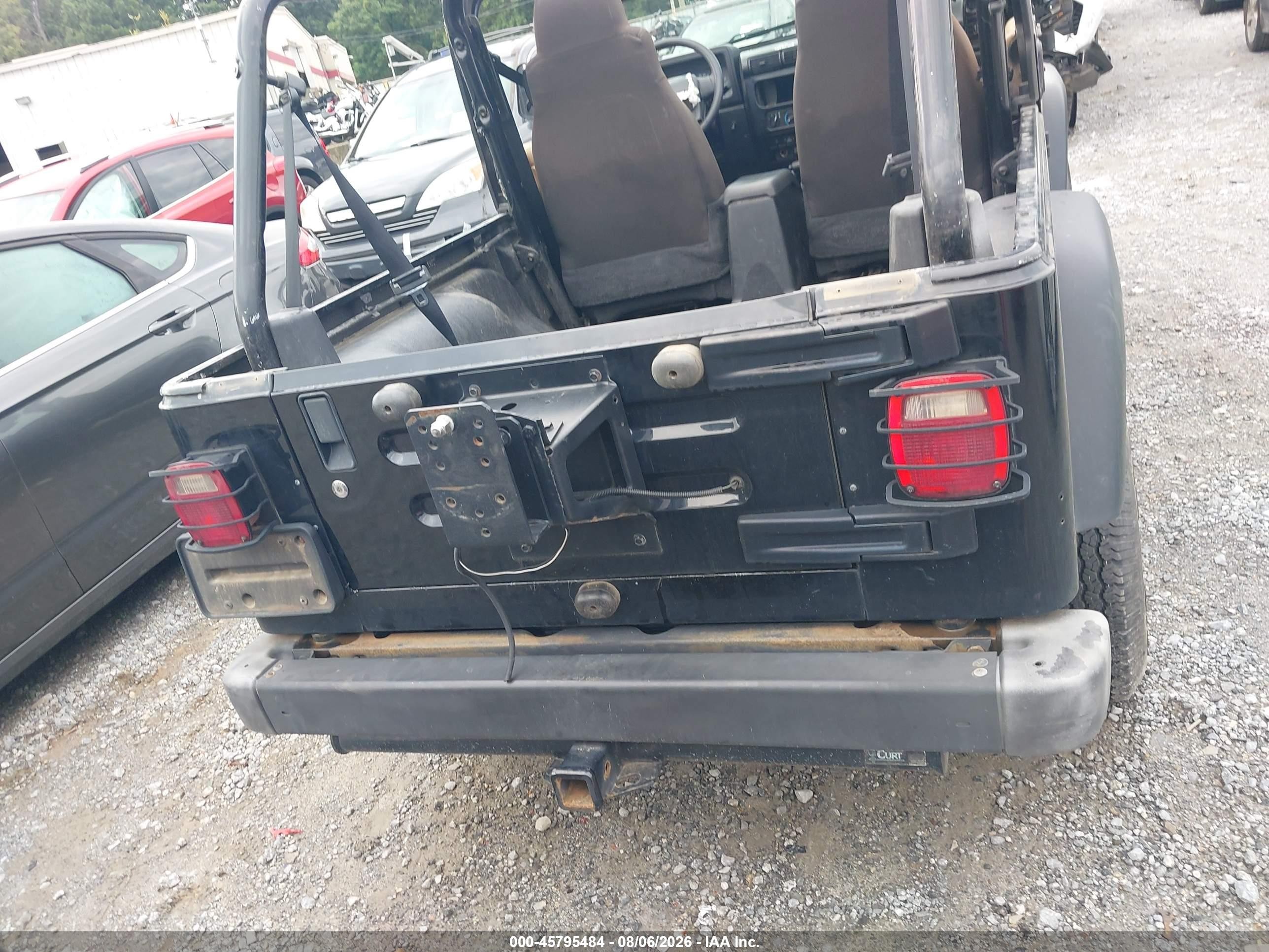 2004 Jeep Wrangler Unlimited Черный vin: 1J4FA49S64P760542