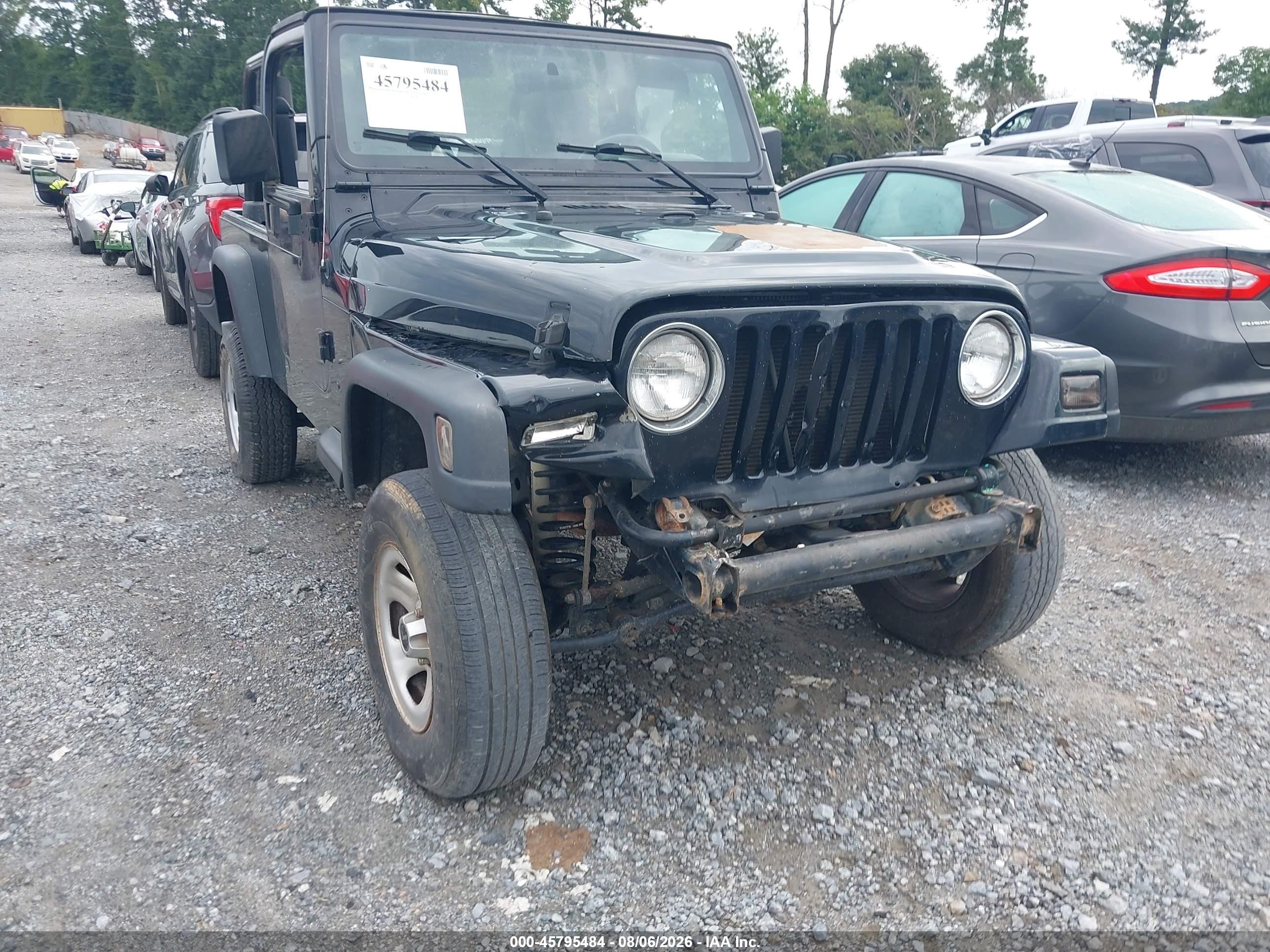 2004 Jeep Wrangler Unlimited Черный vin: 1J4FA49S64P760542