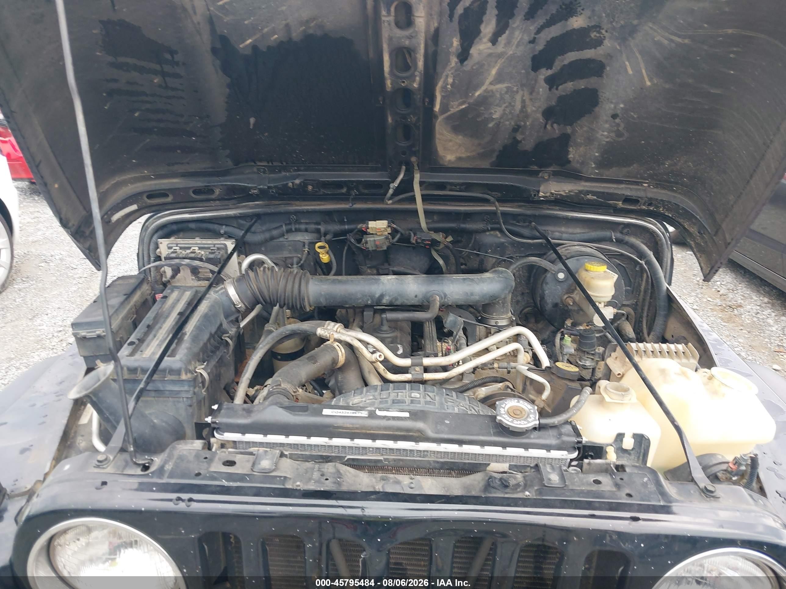 2004 Jeep Wrangler Unlimited Черный vin: 1J4FA49S64P760542