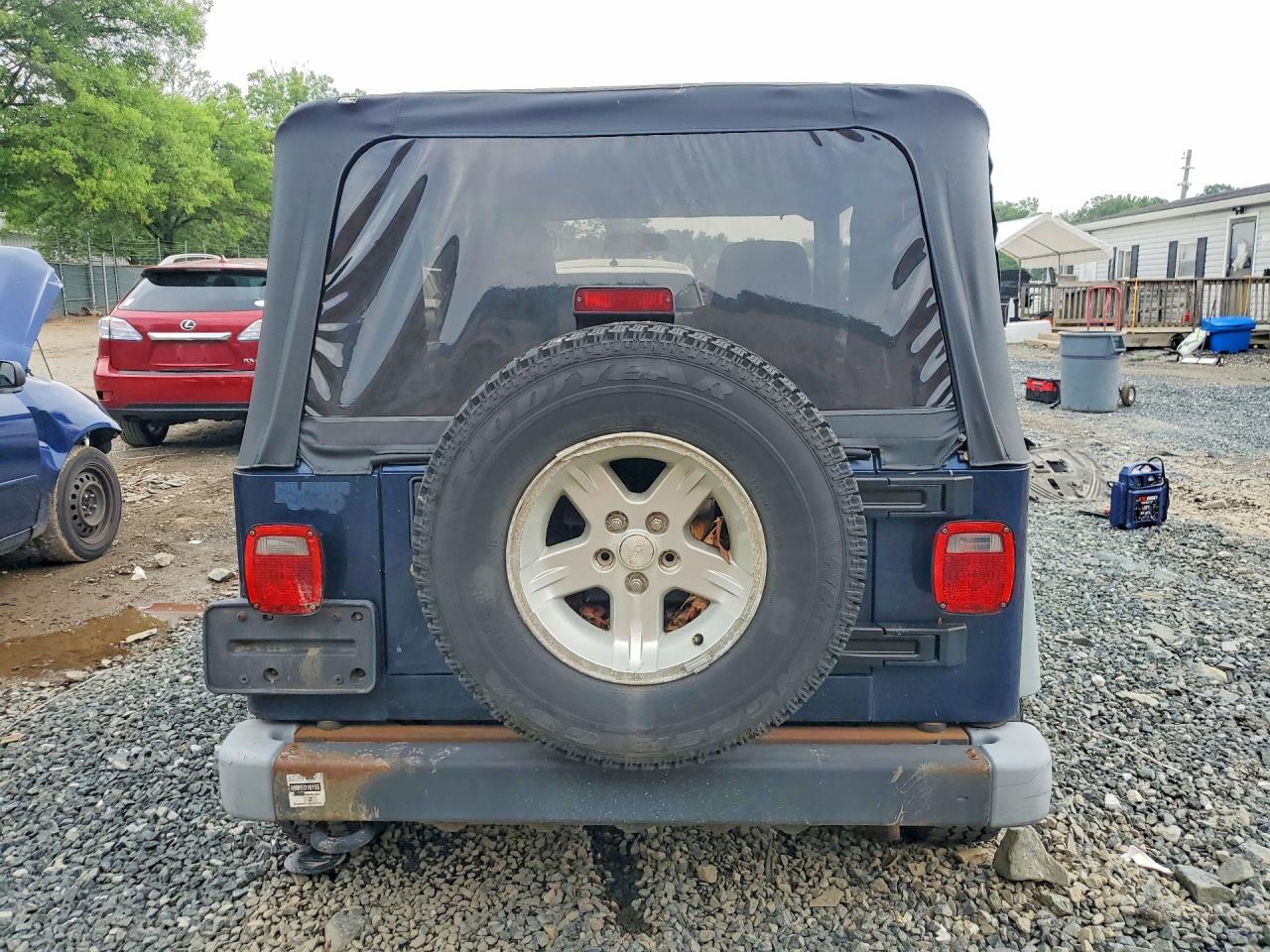 2006 Jeep Wrangler / Tj Sport Blue vin: 1J4FA49S66P782382