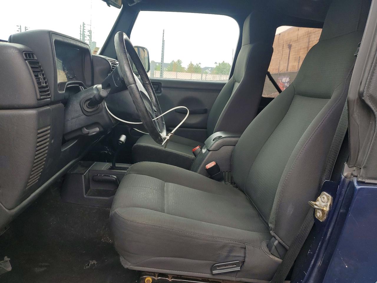 2006 Jeep Wrangler / Tj Sport Blue vin: 1J4FA49S66P782382