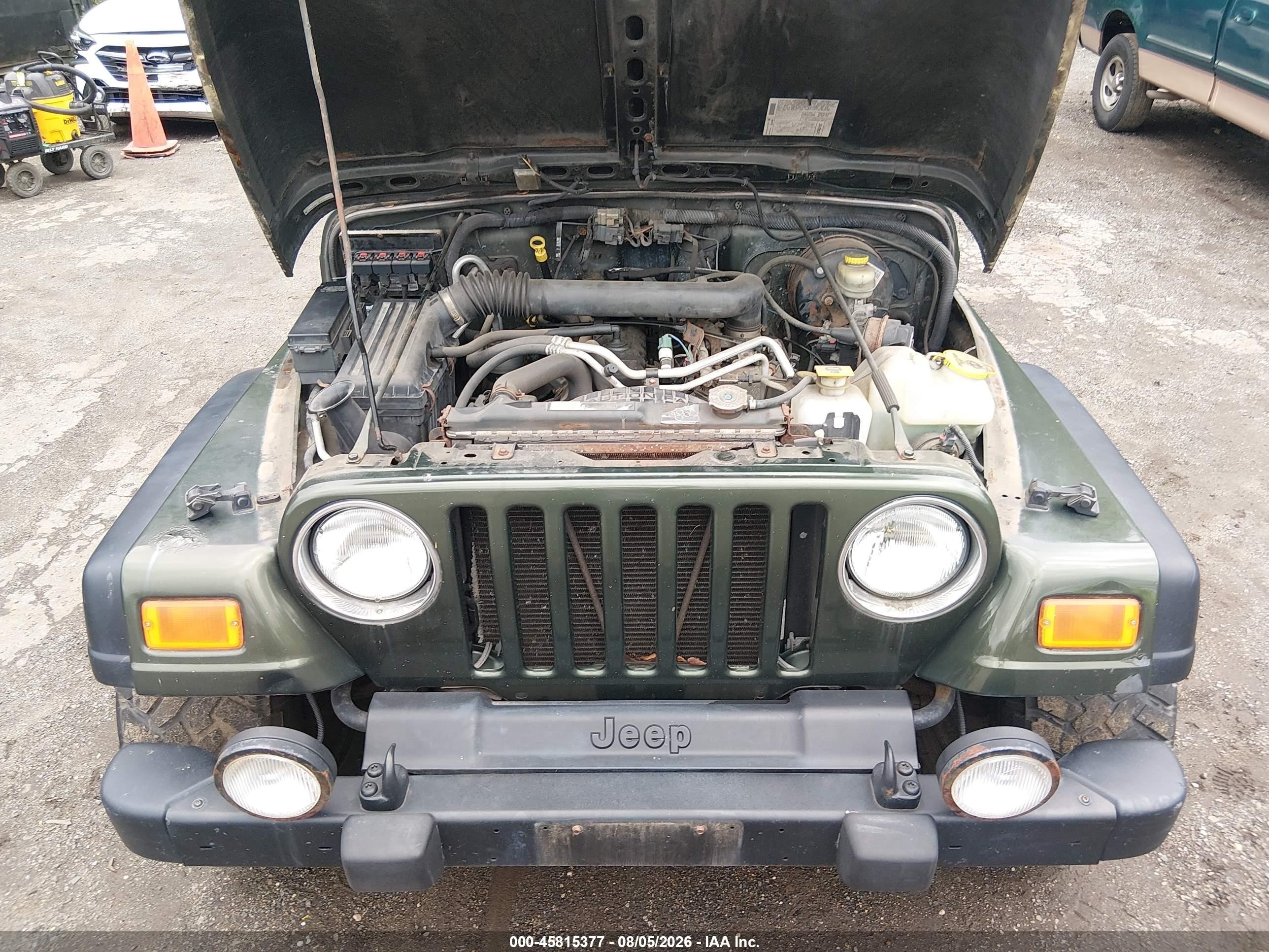 2006 Jeep Wrangler Sport Green vin: 1J4FA49S66P785122