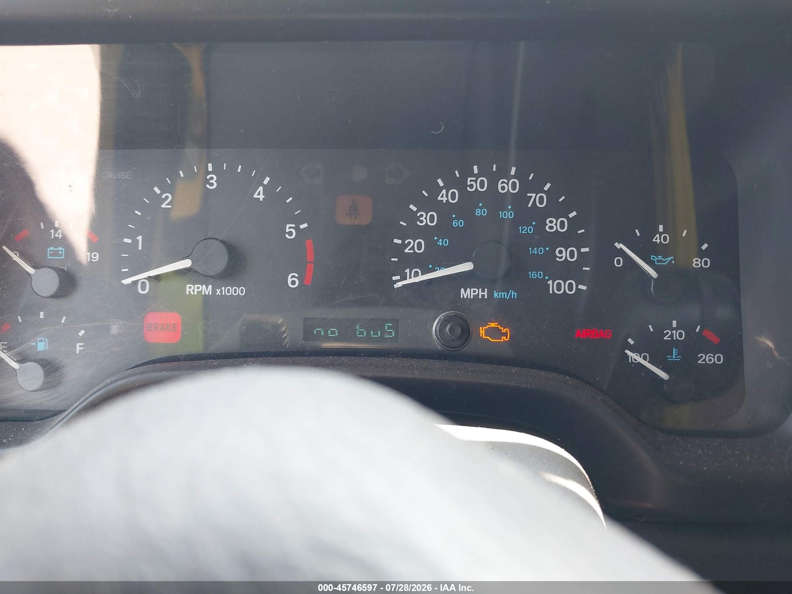 2000 Jeep Wrangler Sport Yellow vin: 1J4FA49S6YP726445