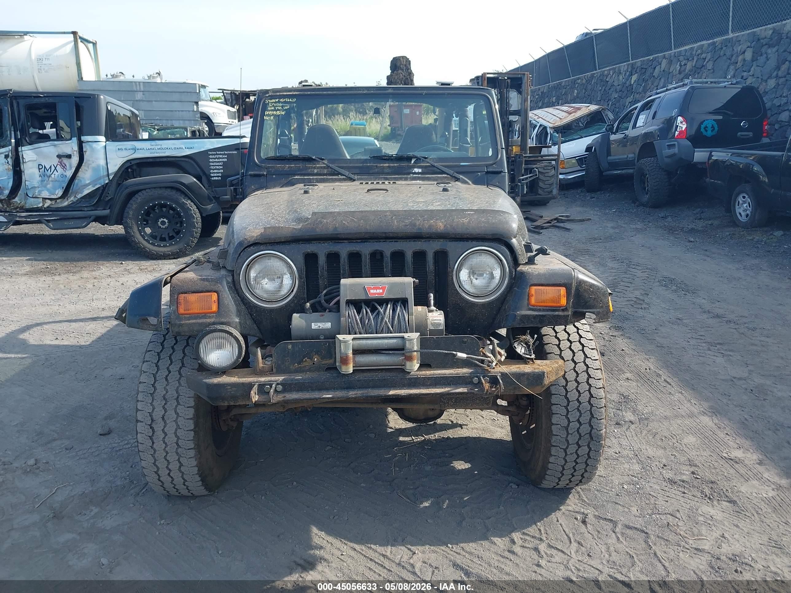 2000 Jeep Wrangler Sport Black vin: 1J4FA49S6YP782952