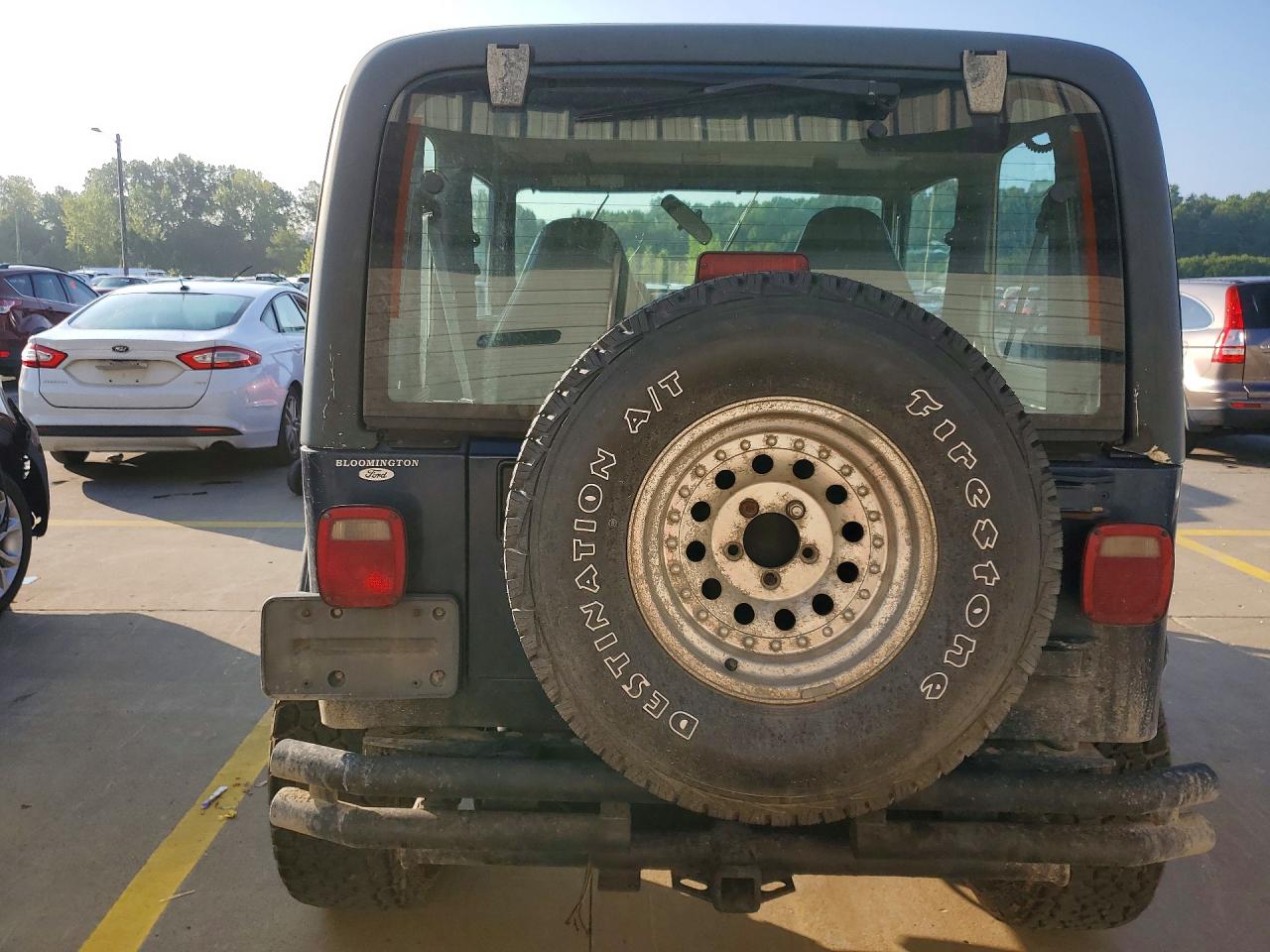2001 Jeep Wrangler / Tj Sport Blue vin: 1J4FA49S71P306988