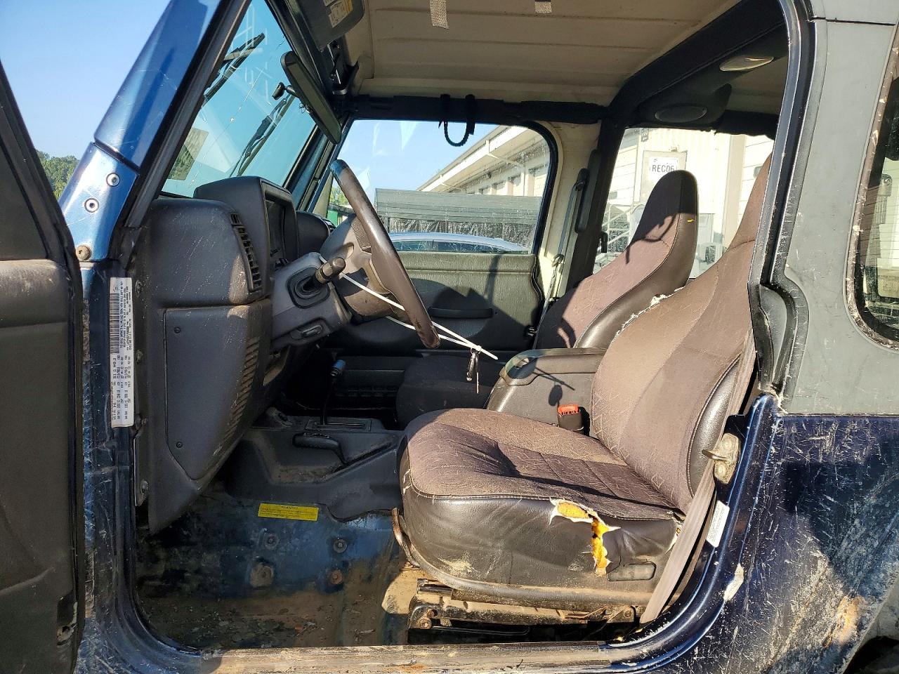 2001 Jeep Wrangler / Tj Sport Blue vin: 1J4FA49S71P306988